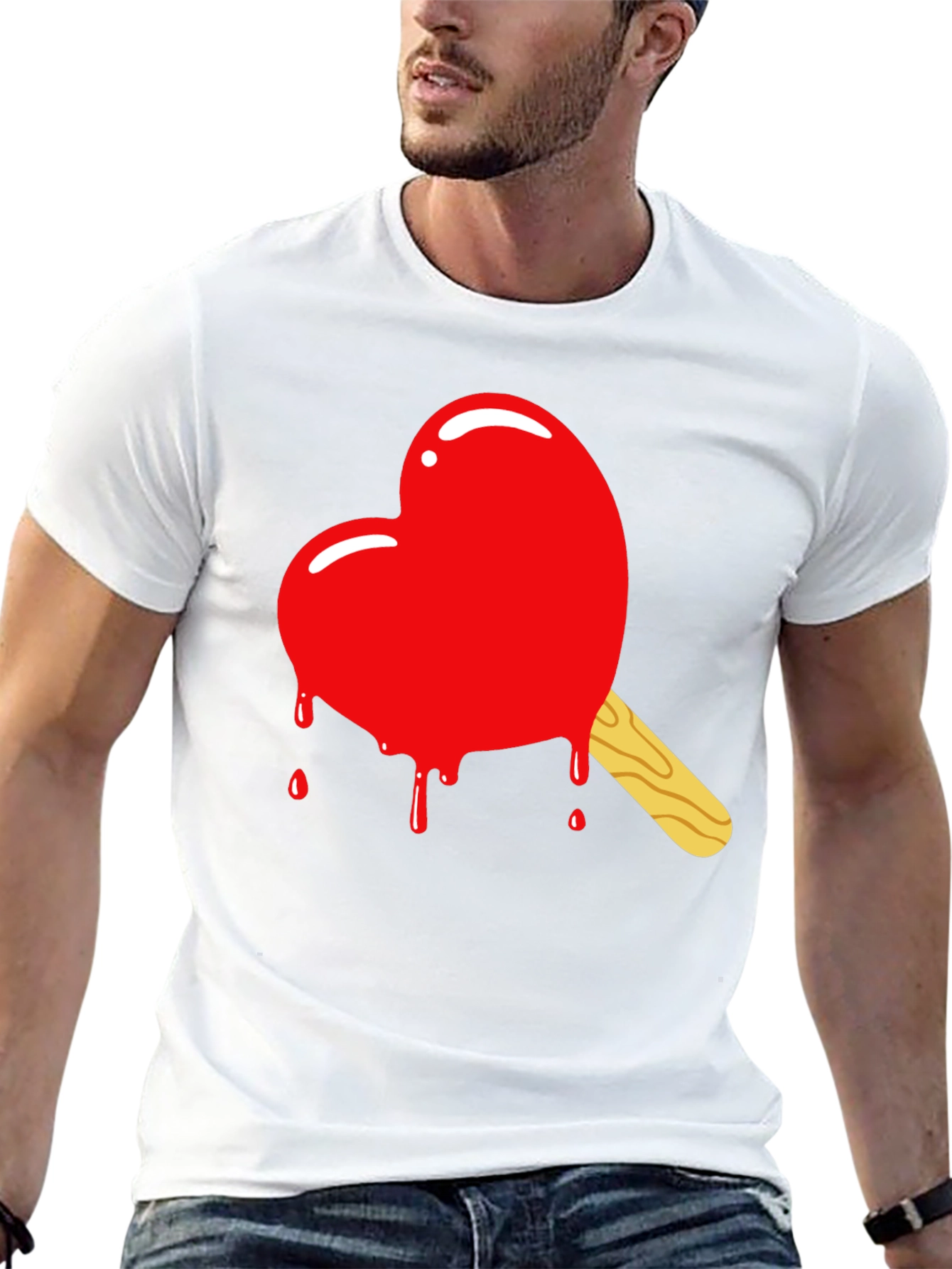 Heart Popsicle Graphic T-Shirt
