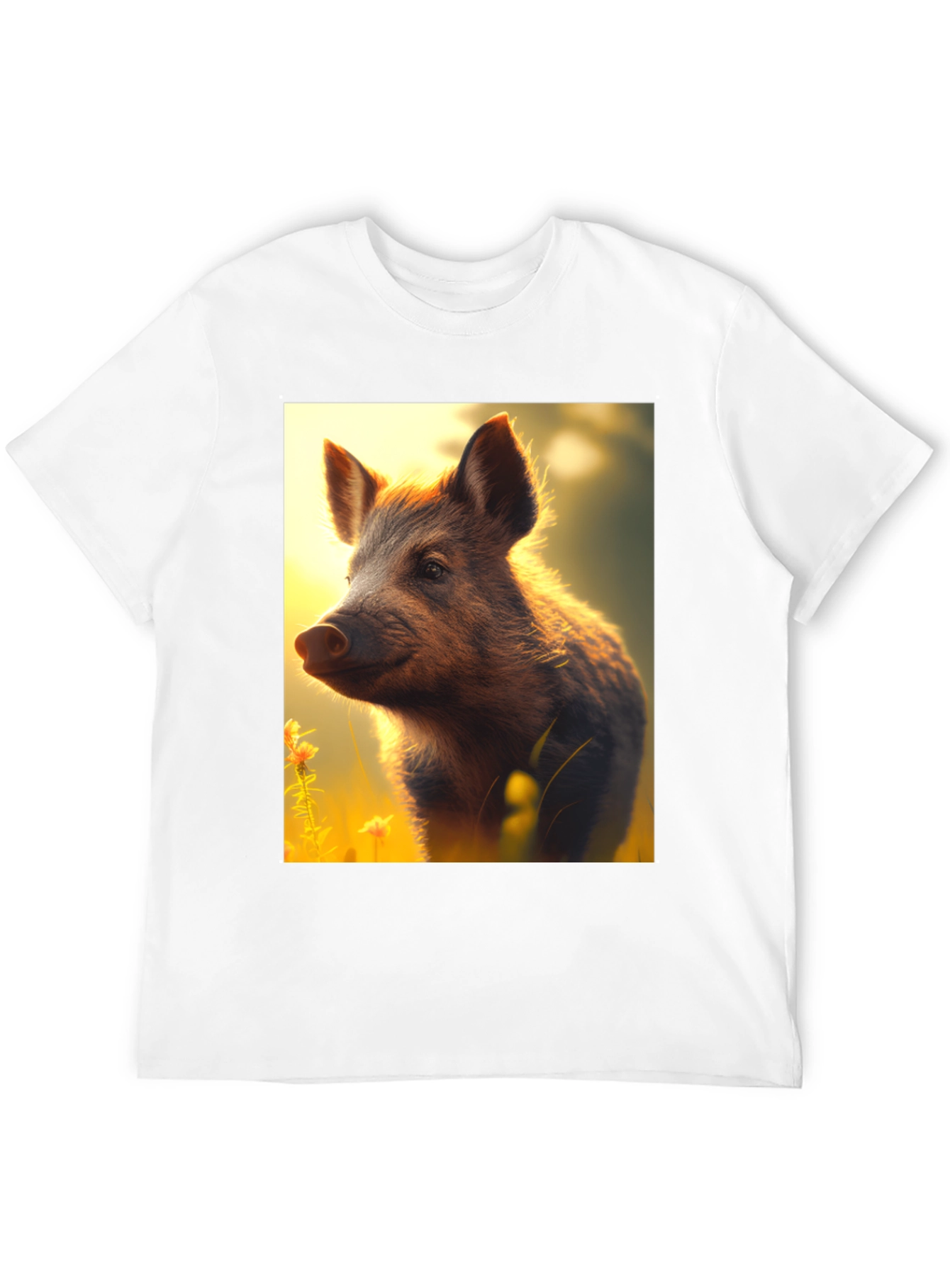 Boar Graphic T-Shirt - Nature Inspired Tee