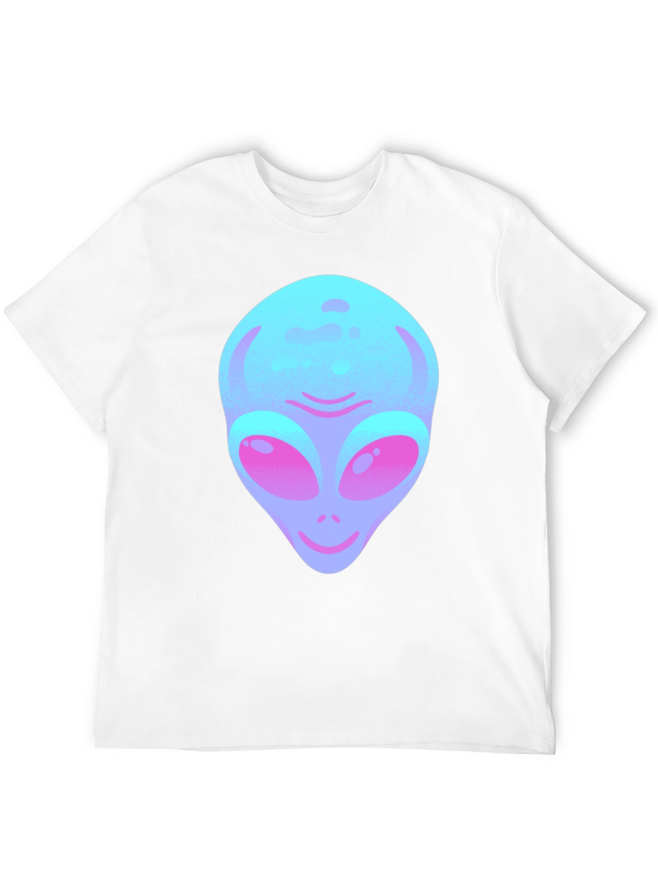 Alien Graphic Tee - Black Cotton Blend