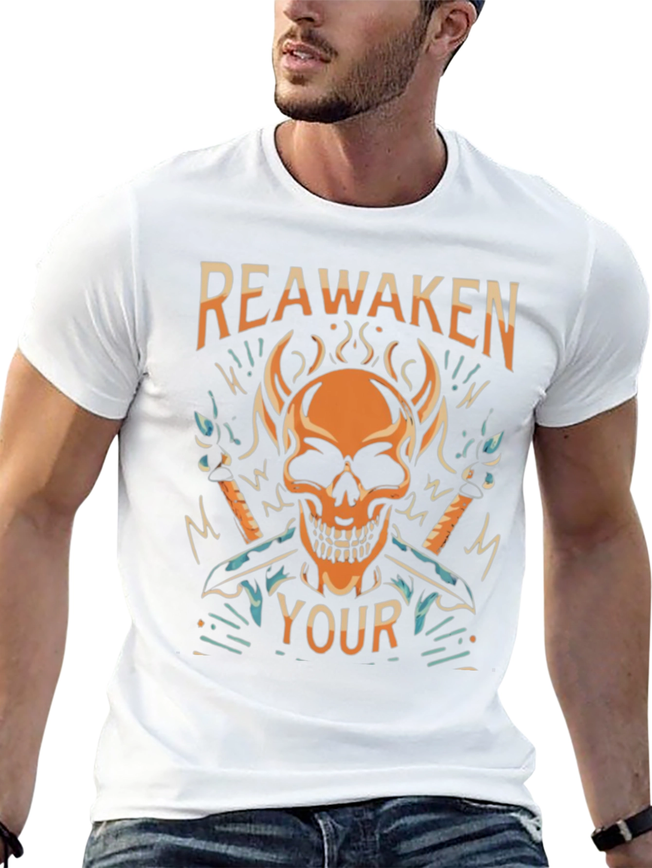 Reawaken Your Style: Skull Graphic Black T-Shirt