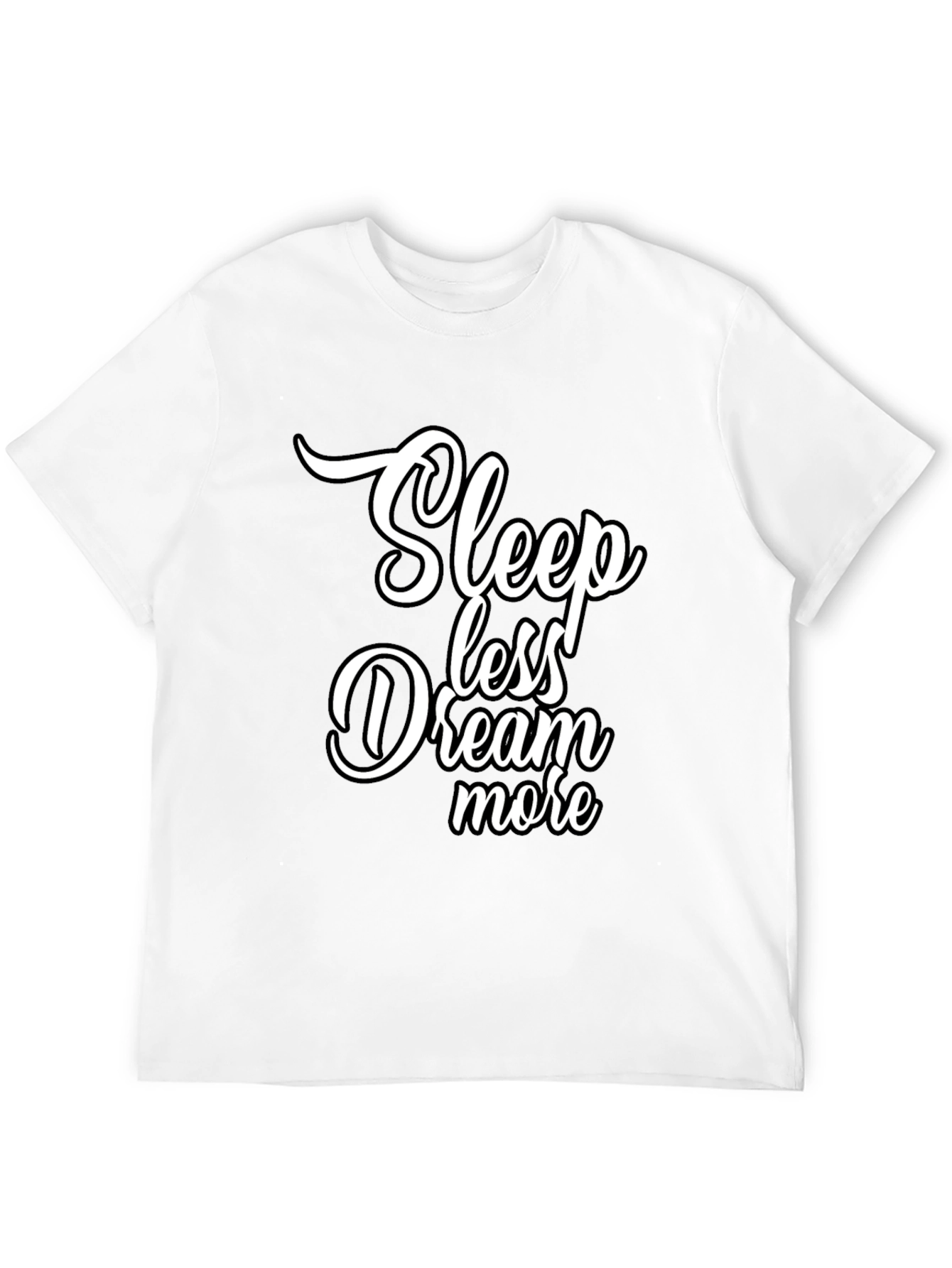 Sleepless Dream More Graphic Black T-Shirt