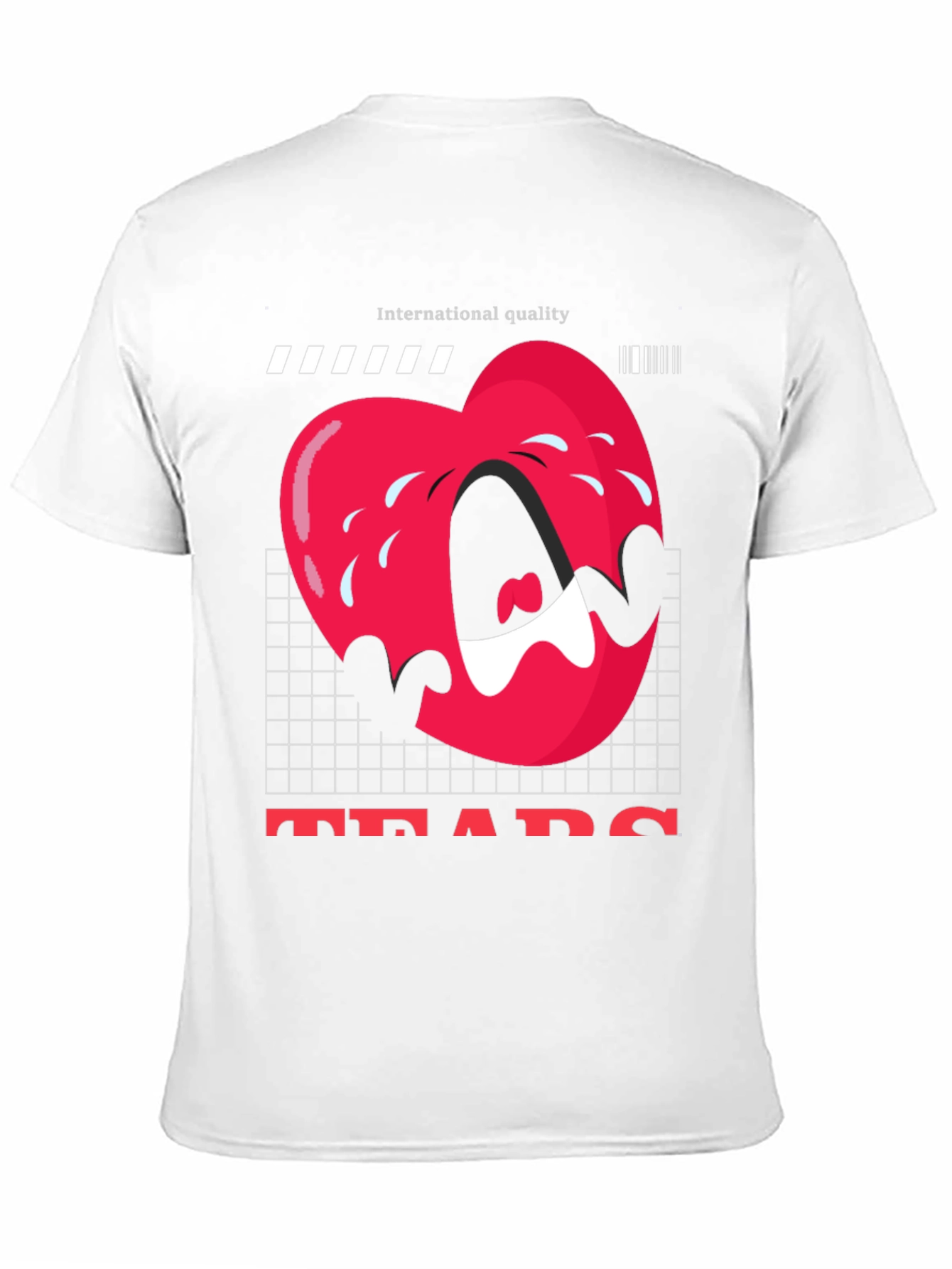 Tears Graphic Tee - International Quality Black T-Shirt