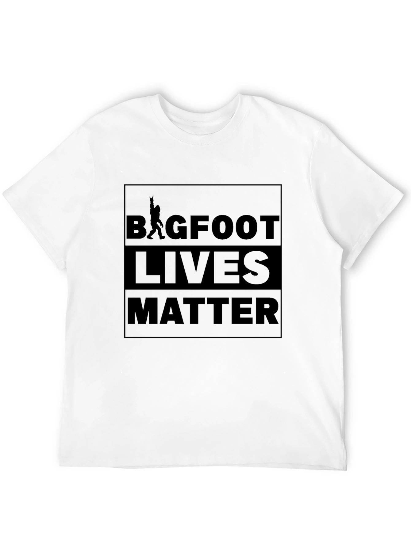 Bigfoot Lives Matter Graphic Tee - Black