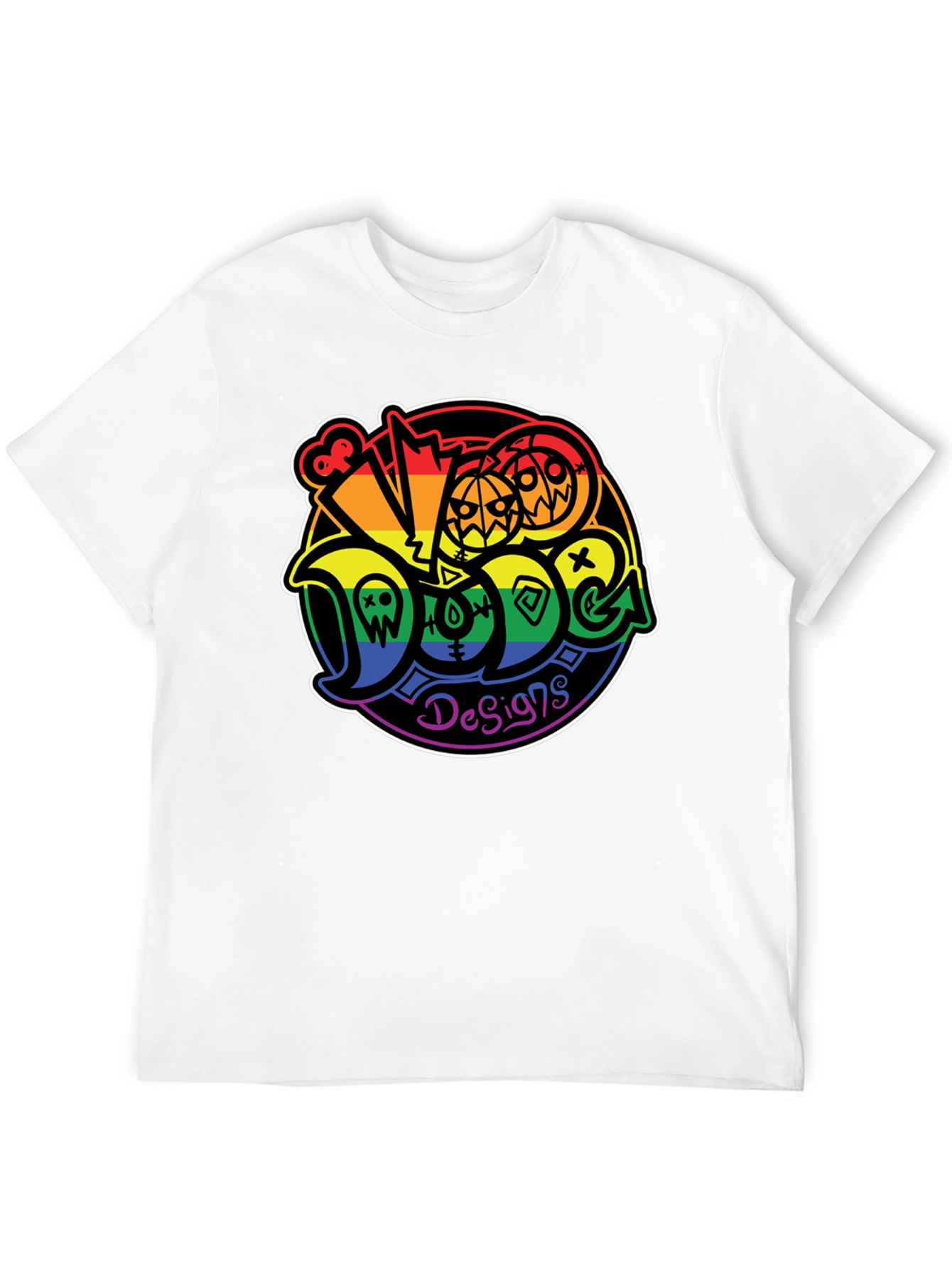 Doge Designs Rainbow Halloween T-Shirt