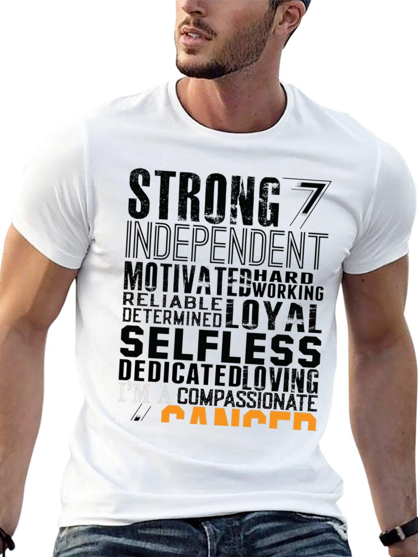 Cancer Zodiac T-Shirt - Strong Loyal Selfless