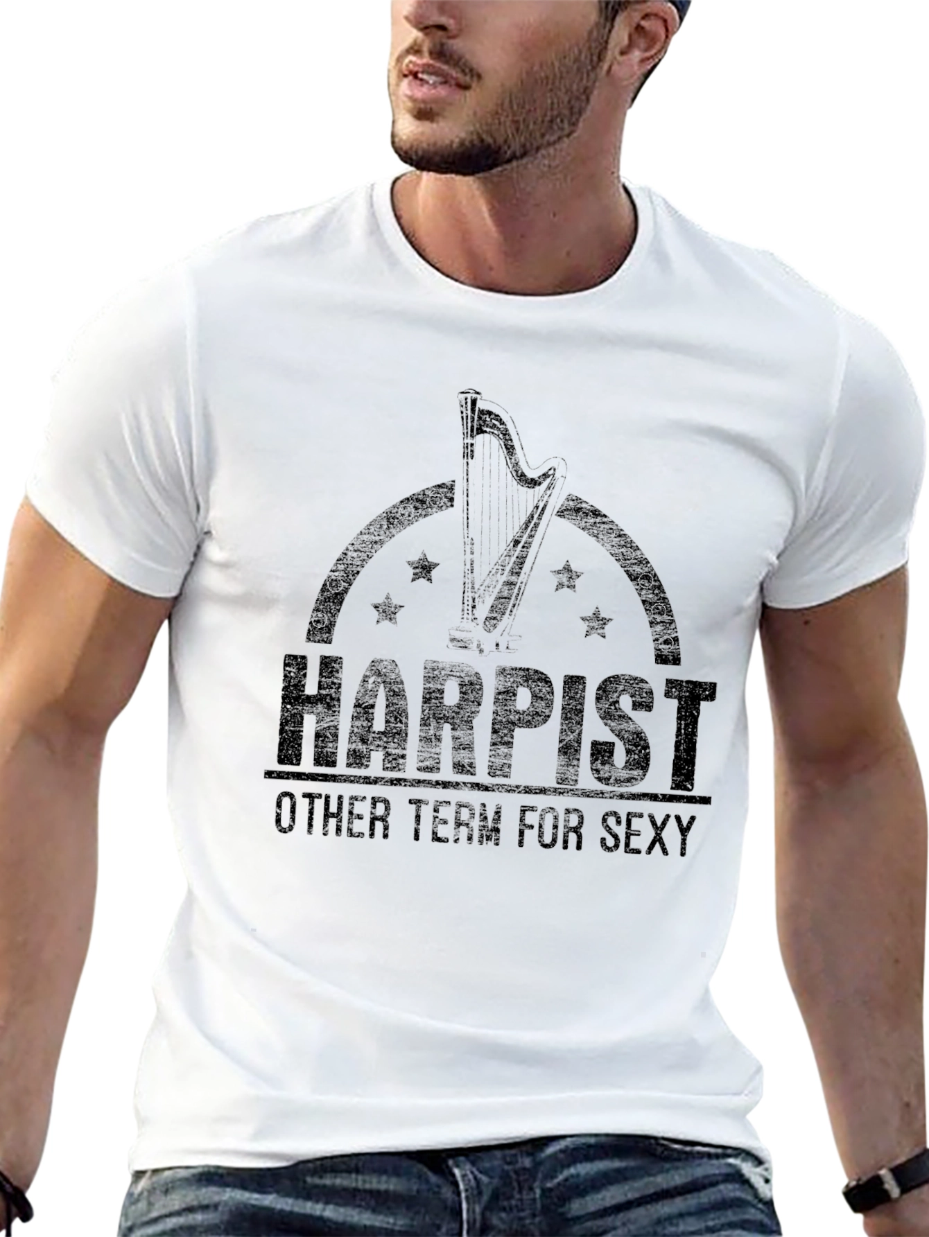 Harpist Sexy T-Shirt - Musician Gift
