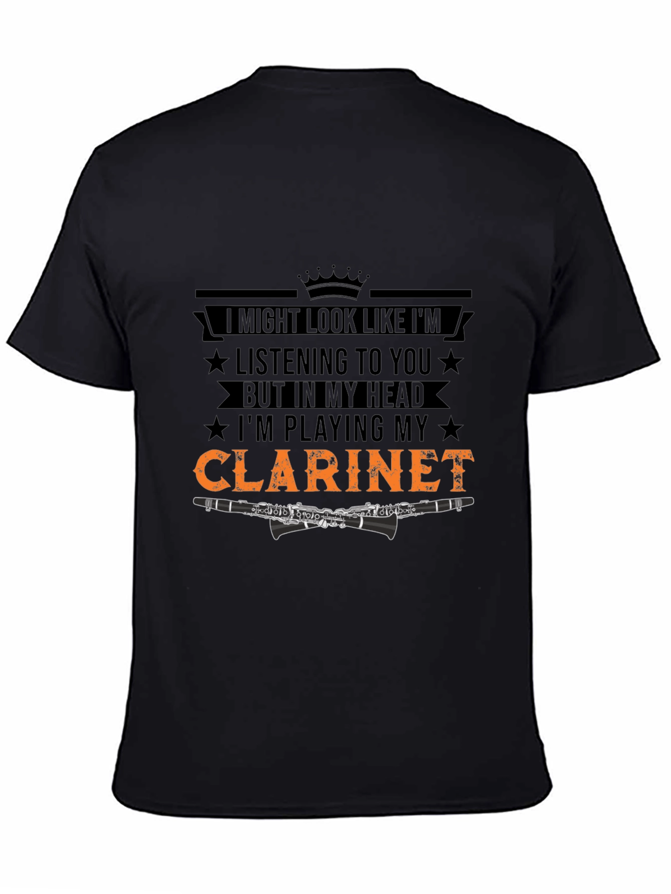 Clarinet Player Novelty T-Shirt