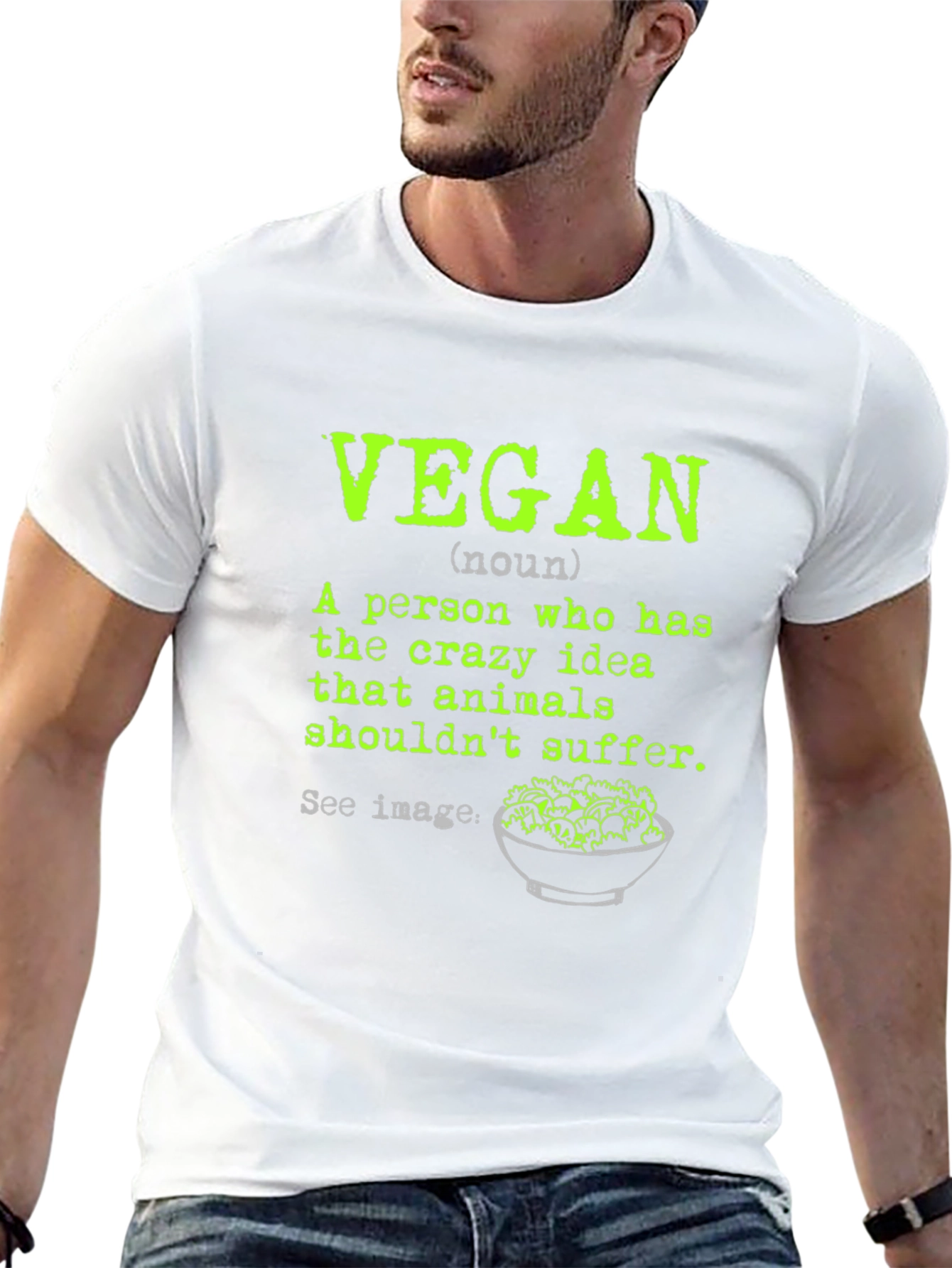 Vegan Definition T-Shirt: Animal Lover Tee