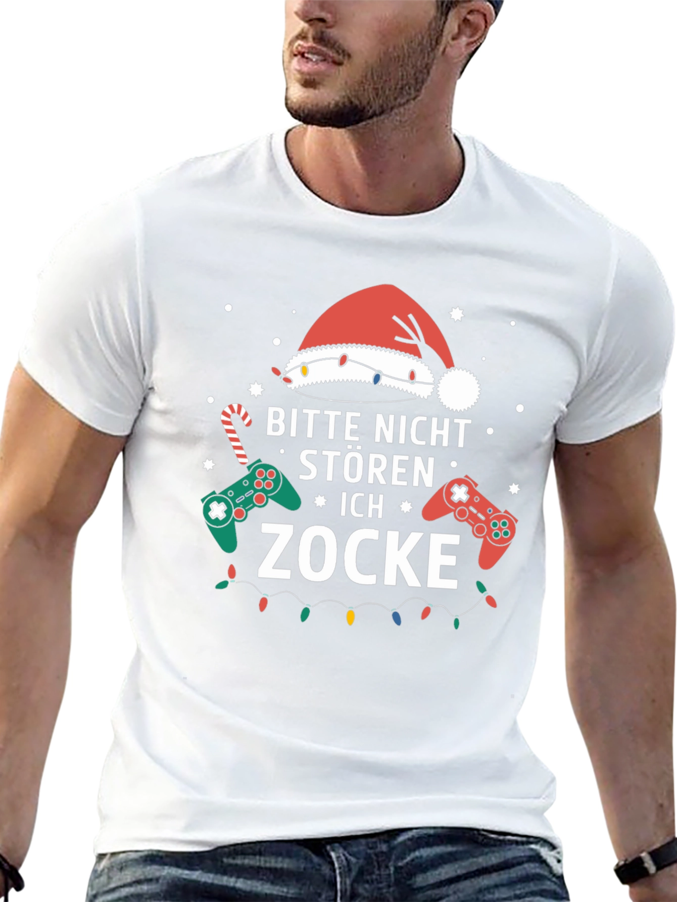 Gamer Christmas T-Shirt - Bitte Nicht Stören