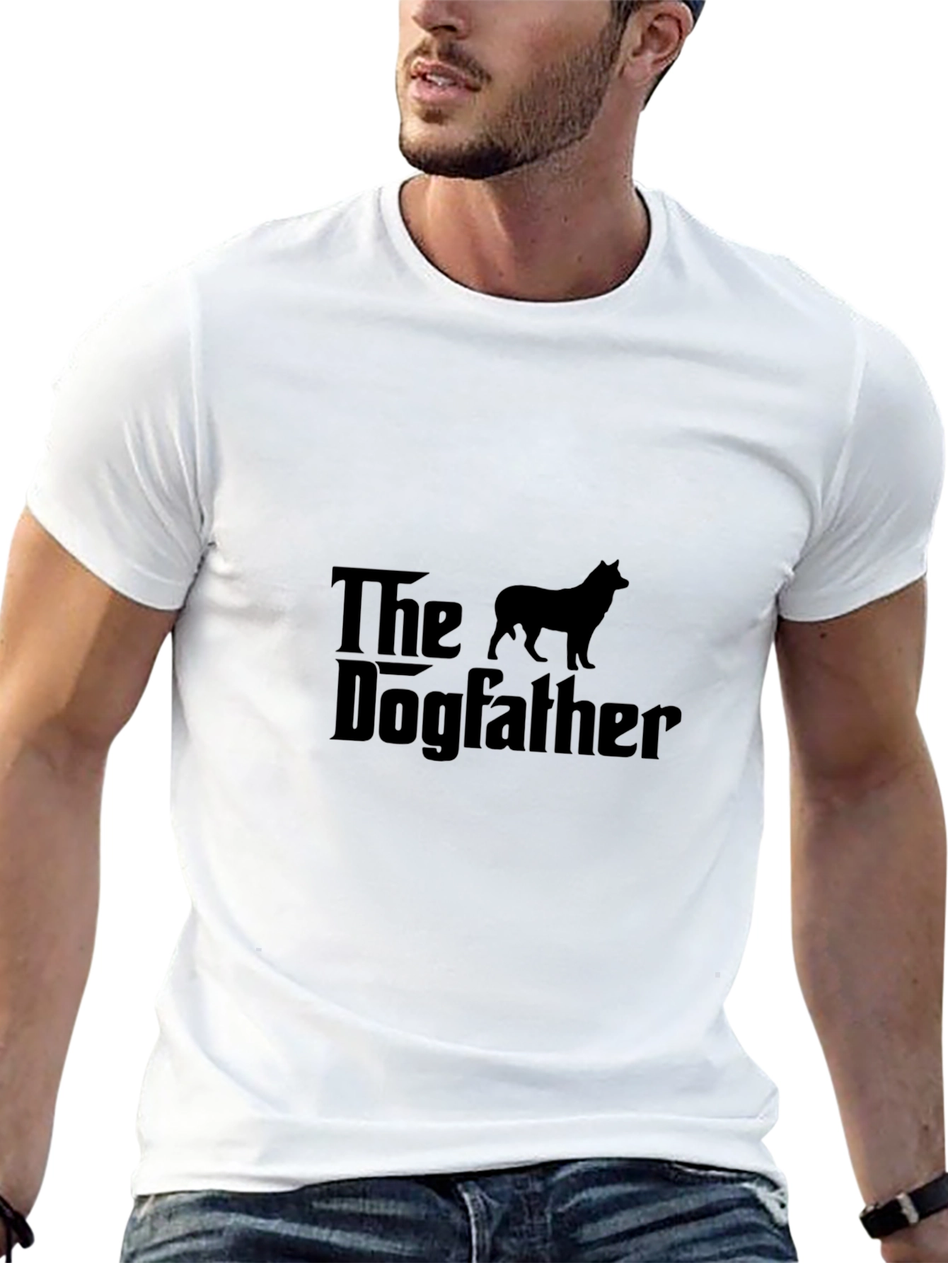 The Dogfather Graphic T-Shirt - Black