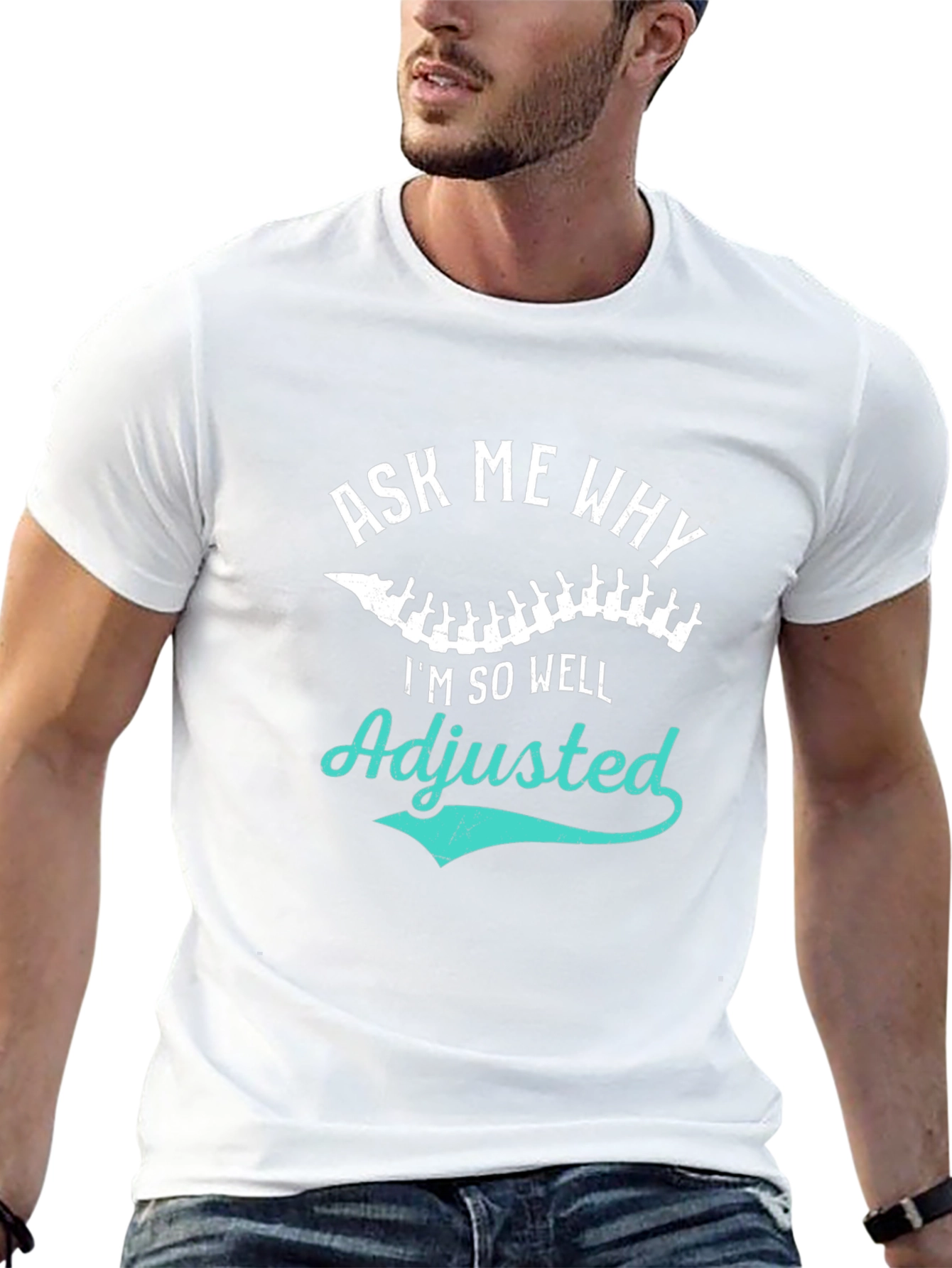 Adjusted Chiropractic T-Shirt Funny Chiropractor Tee