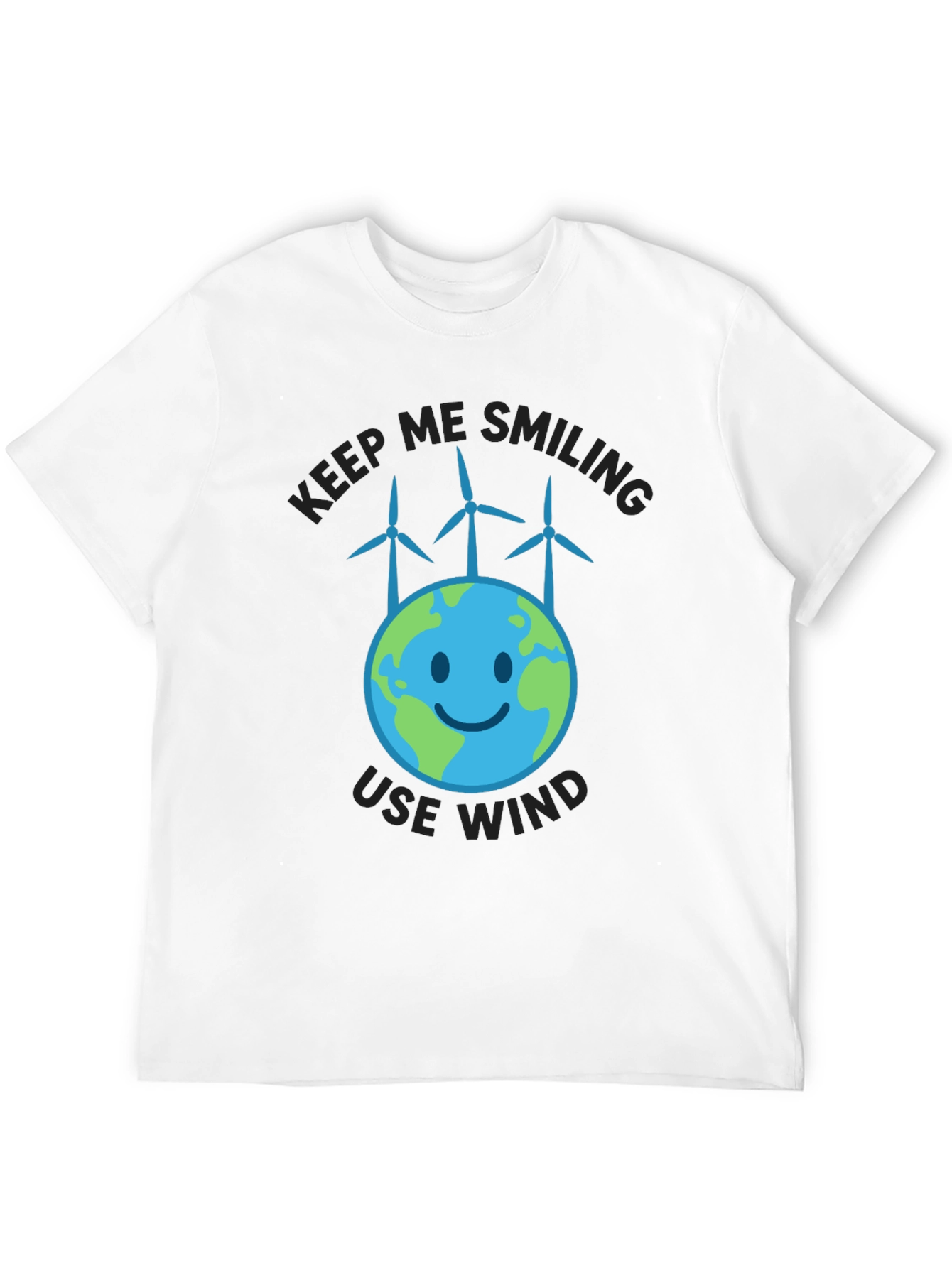 Eco-Friendly Use Wind Graphic T-Shirt