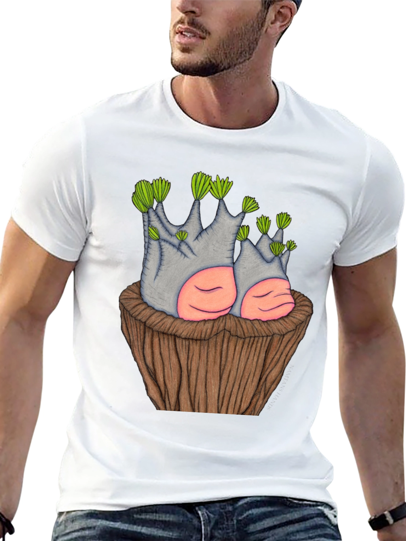 Unique Plant Pot Graphic Tee