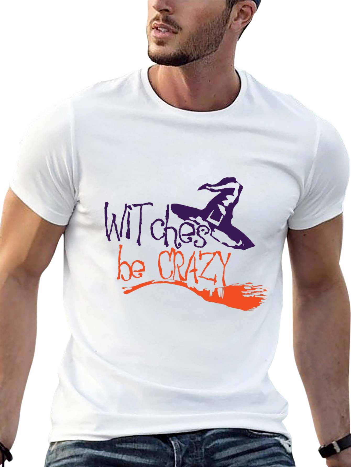 Witches Be Crazy Halloween Graphic Tee
