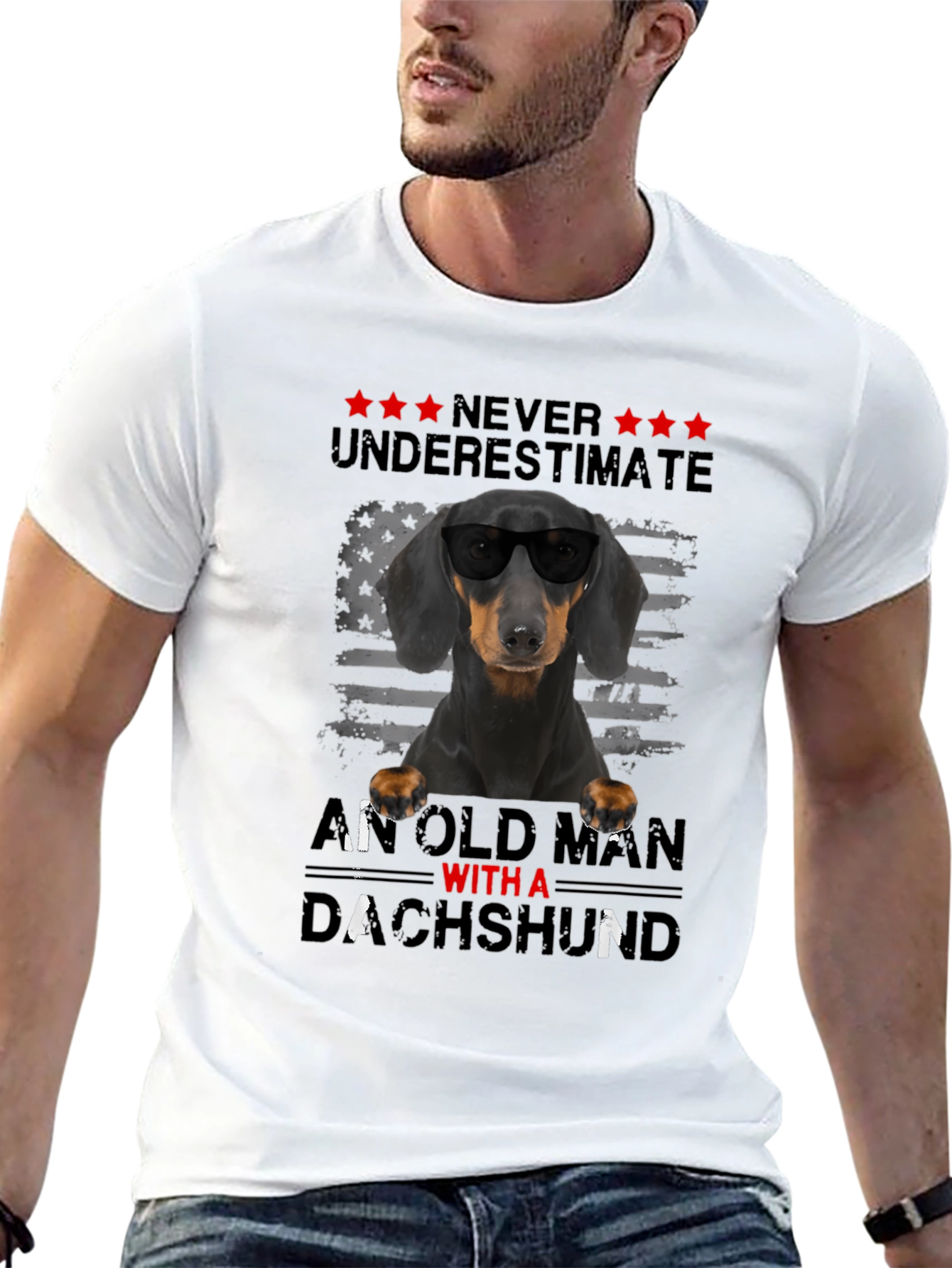 Dachshund Old Man T-Shirt