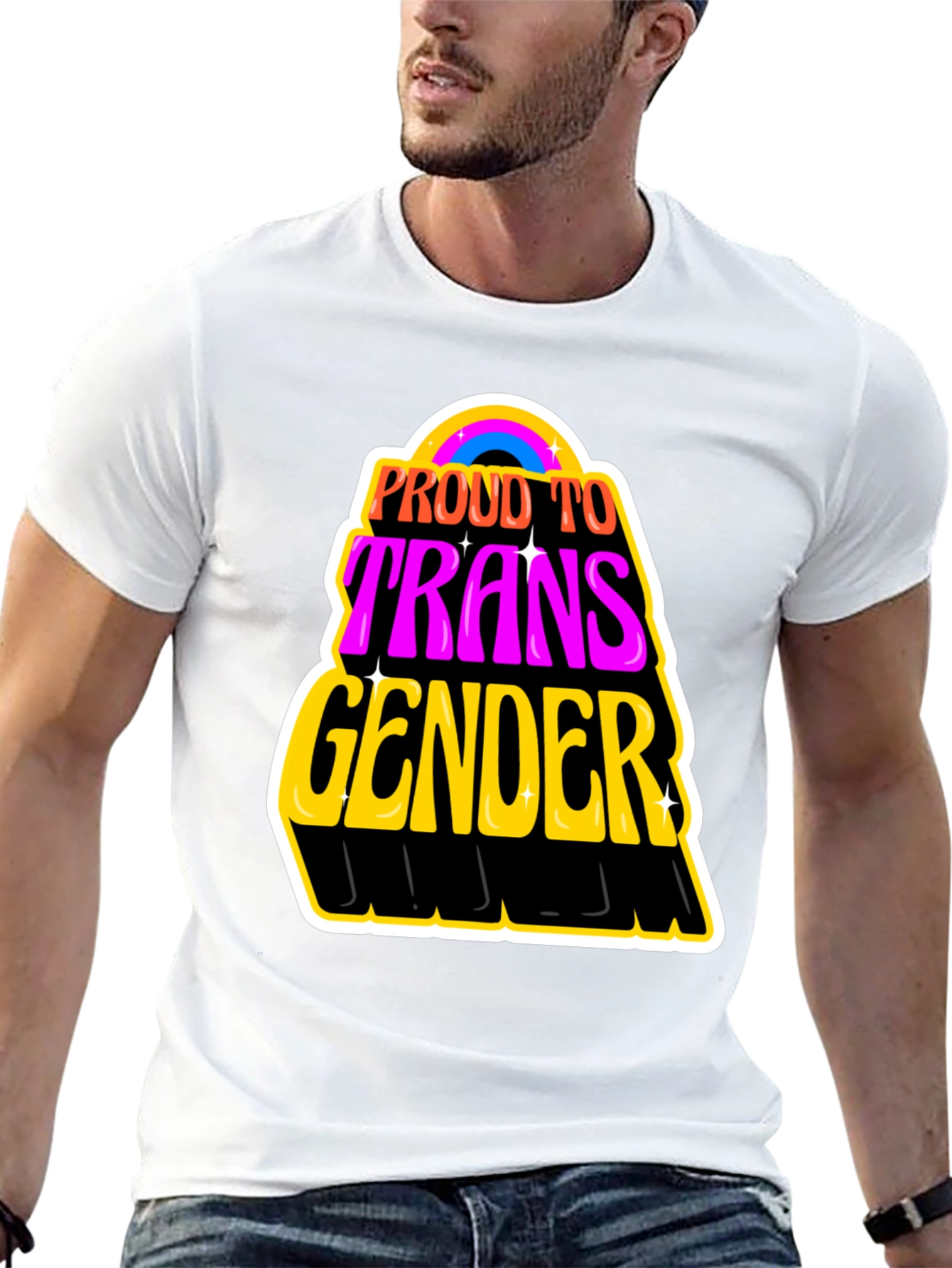 Proud to be Transgender Black T-Shirt