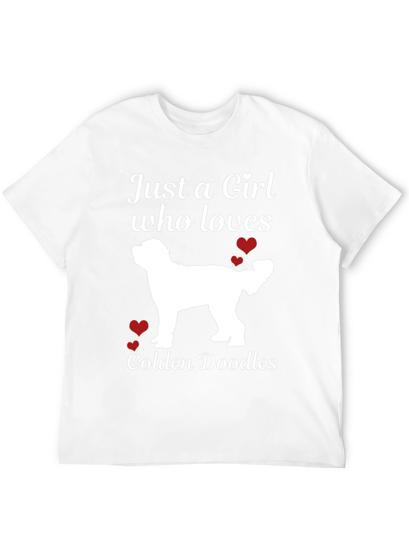 Just a Girl Who Loves Golden Doodles T-Shirt