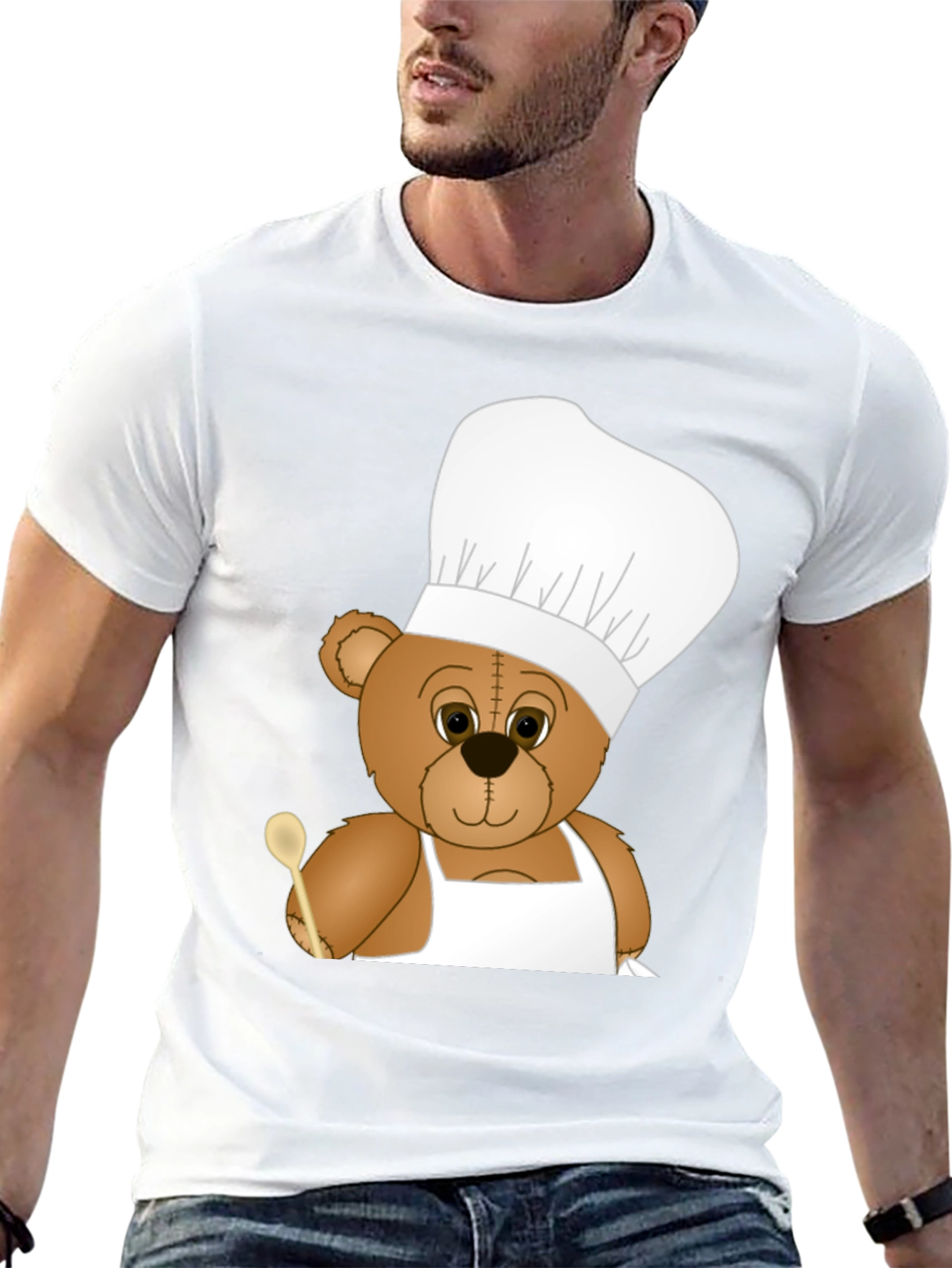 Chef Bear T-Shirt - Funny Cooking Tee