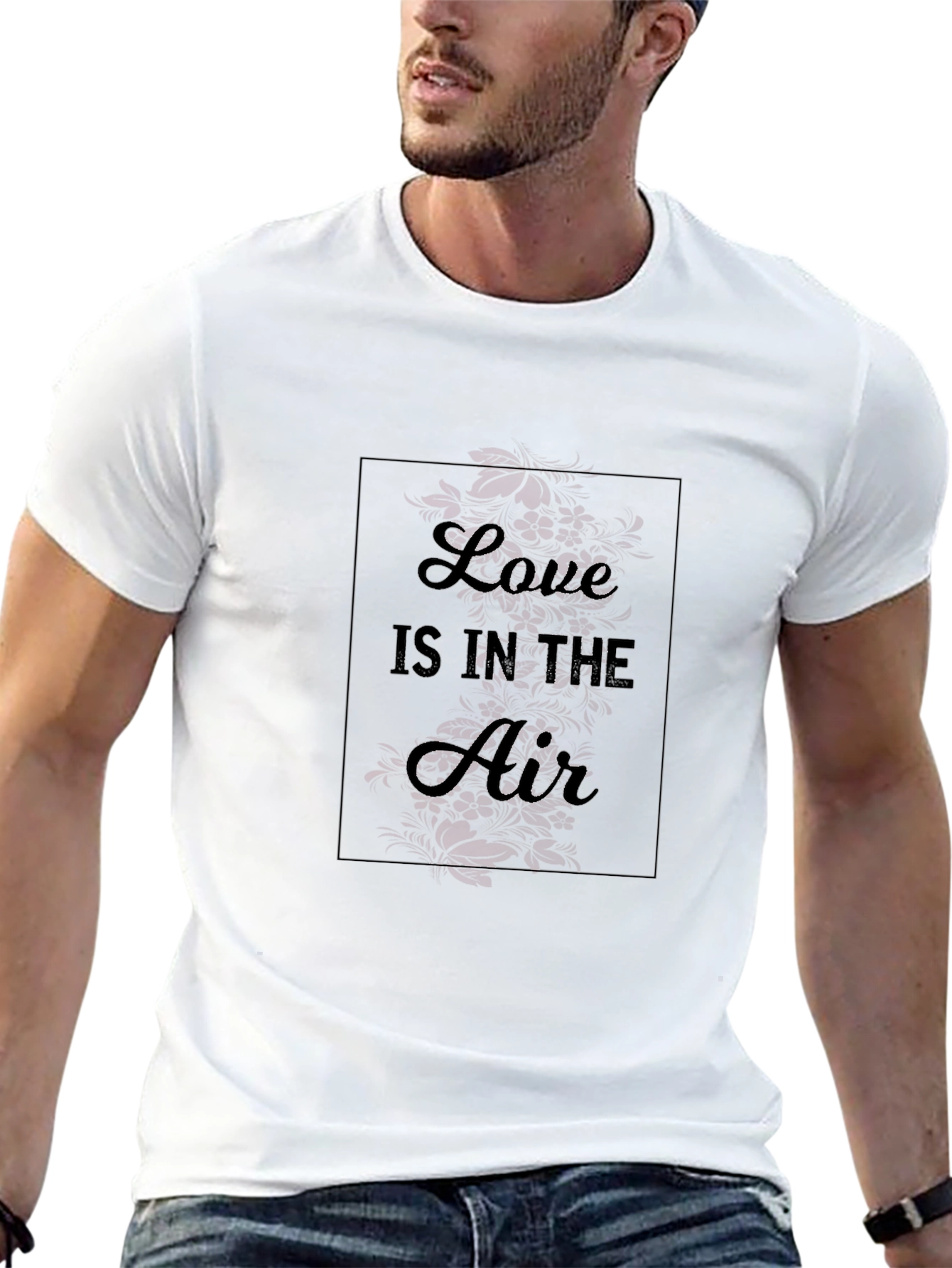 Love is in the Air Black Tee