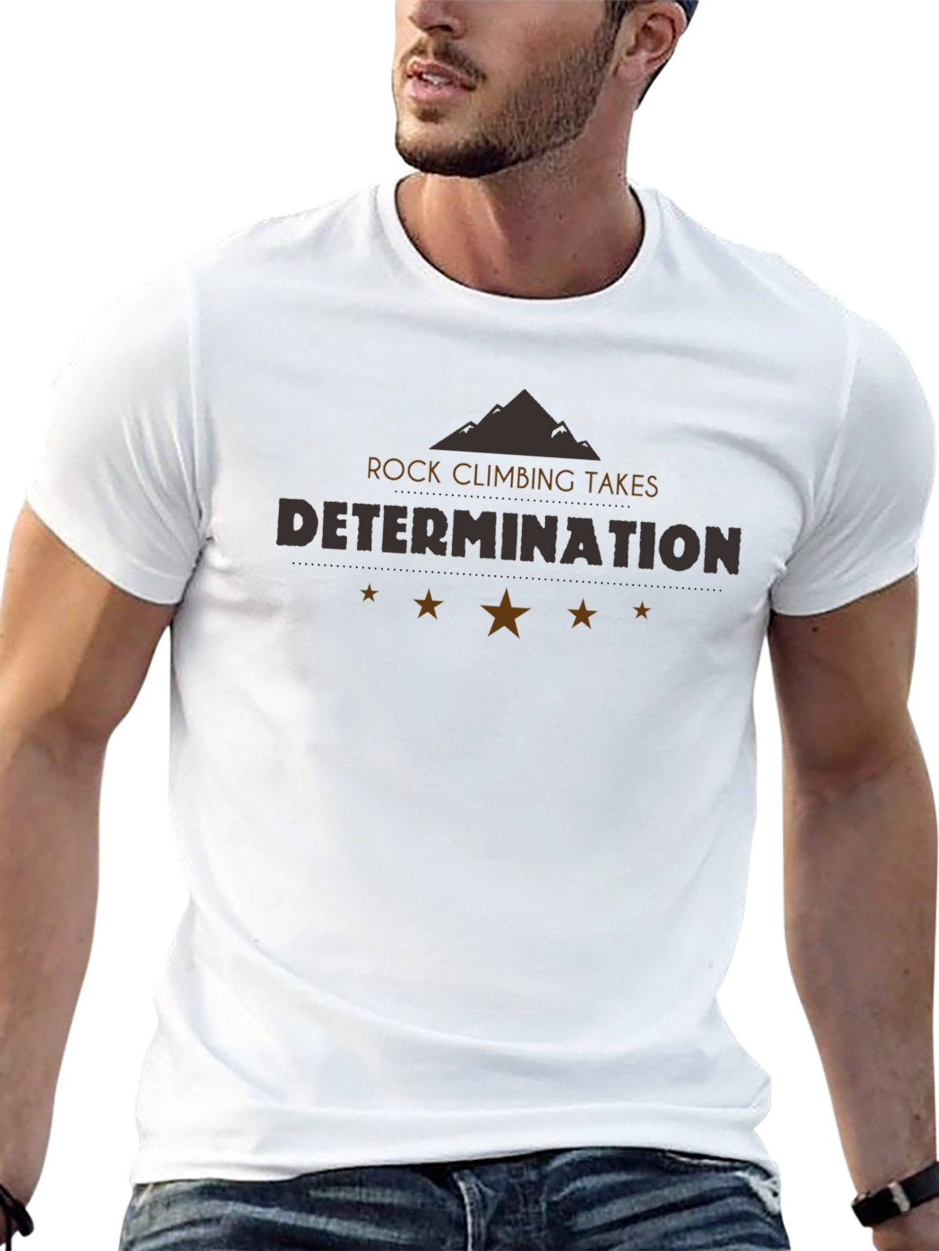 Rock Climbing Takes Determination T-Shirt