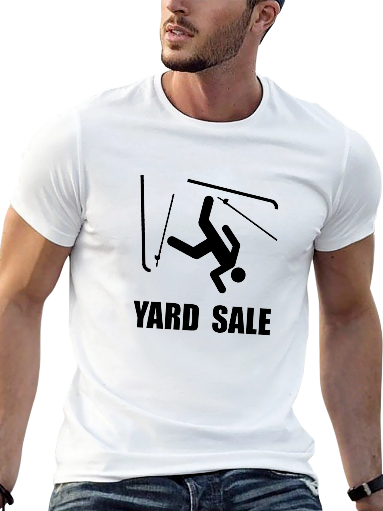 Yard Sale Skiing T-Shirt