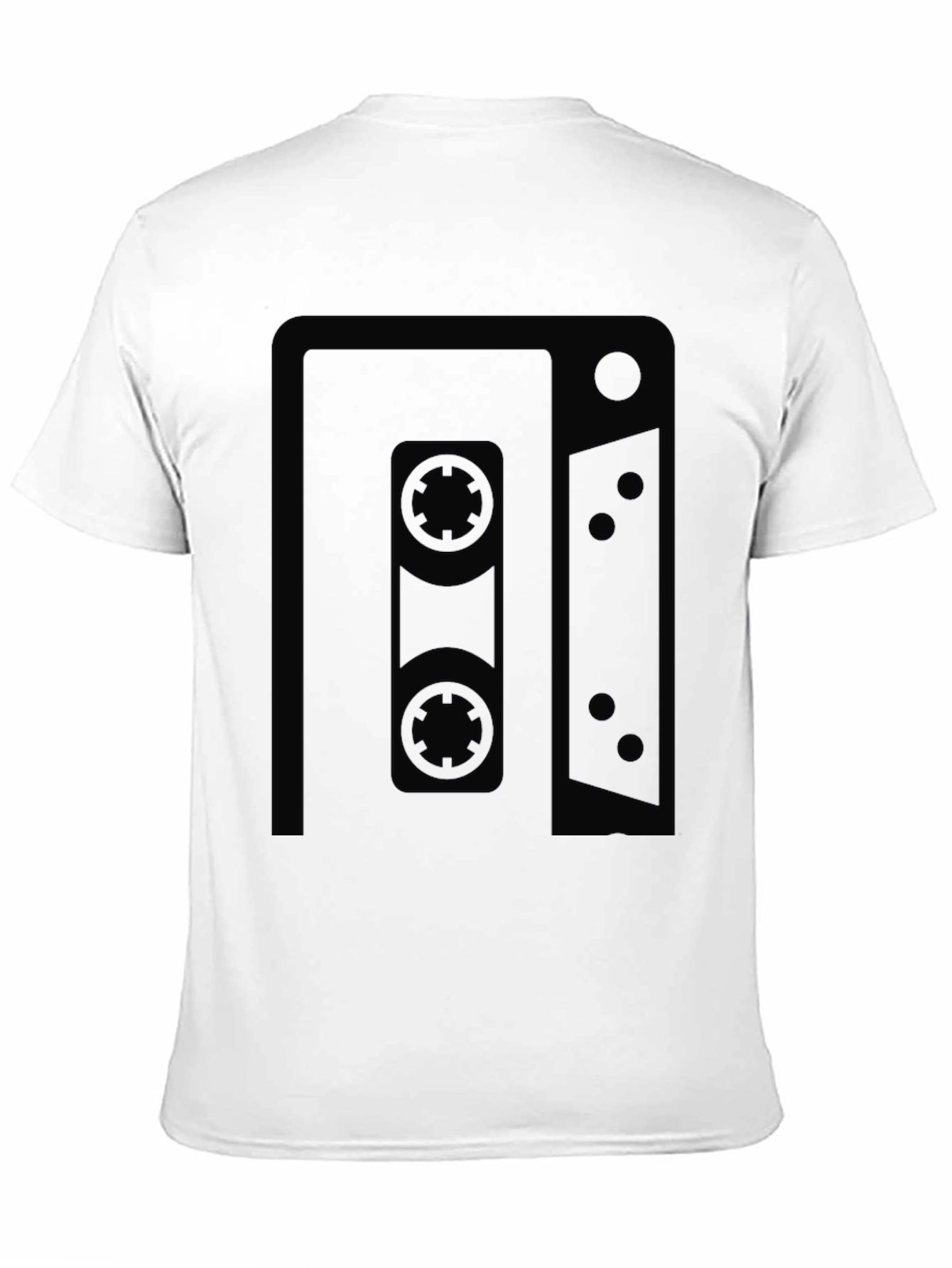 Retro Cassette Tape Graphic T-Shirt - Classic Music Style