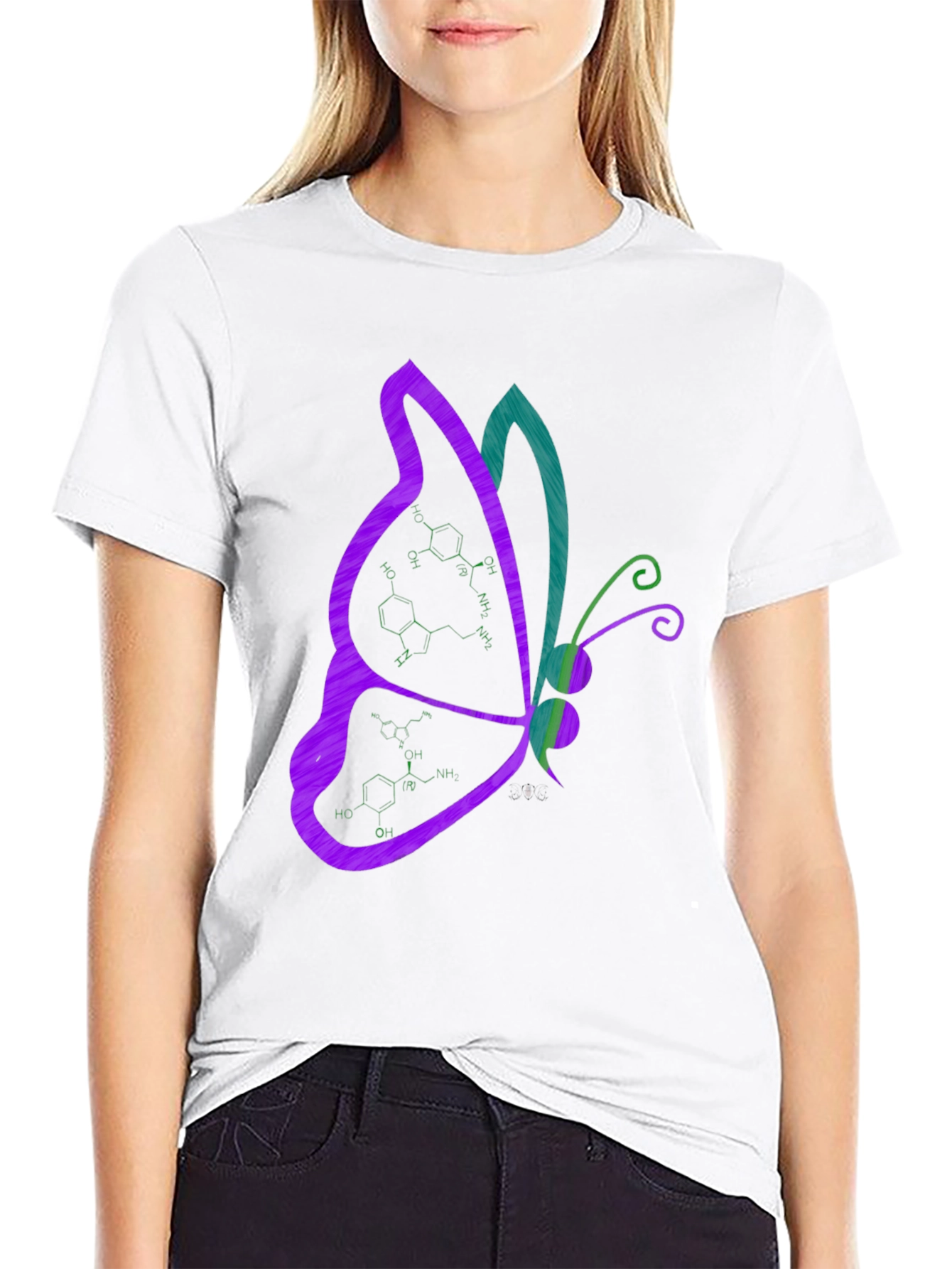 Butterfly Chemistry Black T-Shirt
