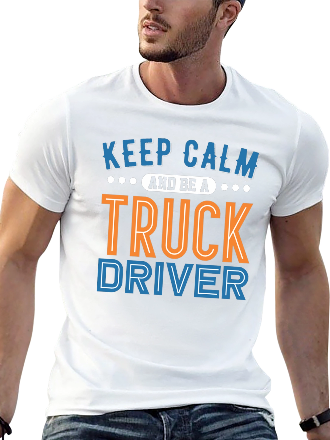 Keep Calm Truck Driver Graphic Tee