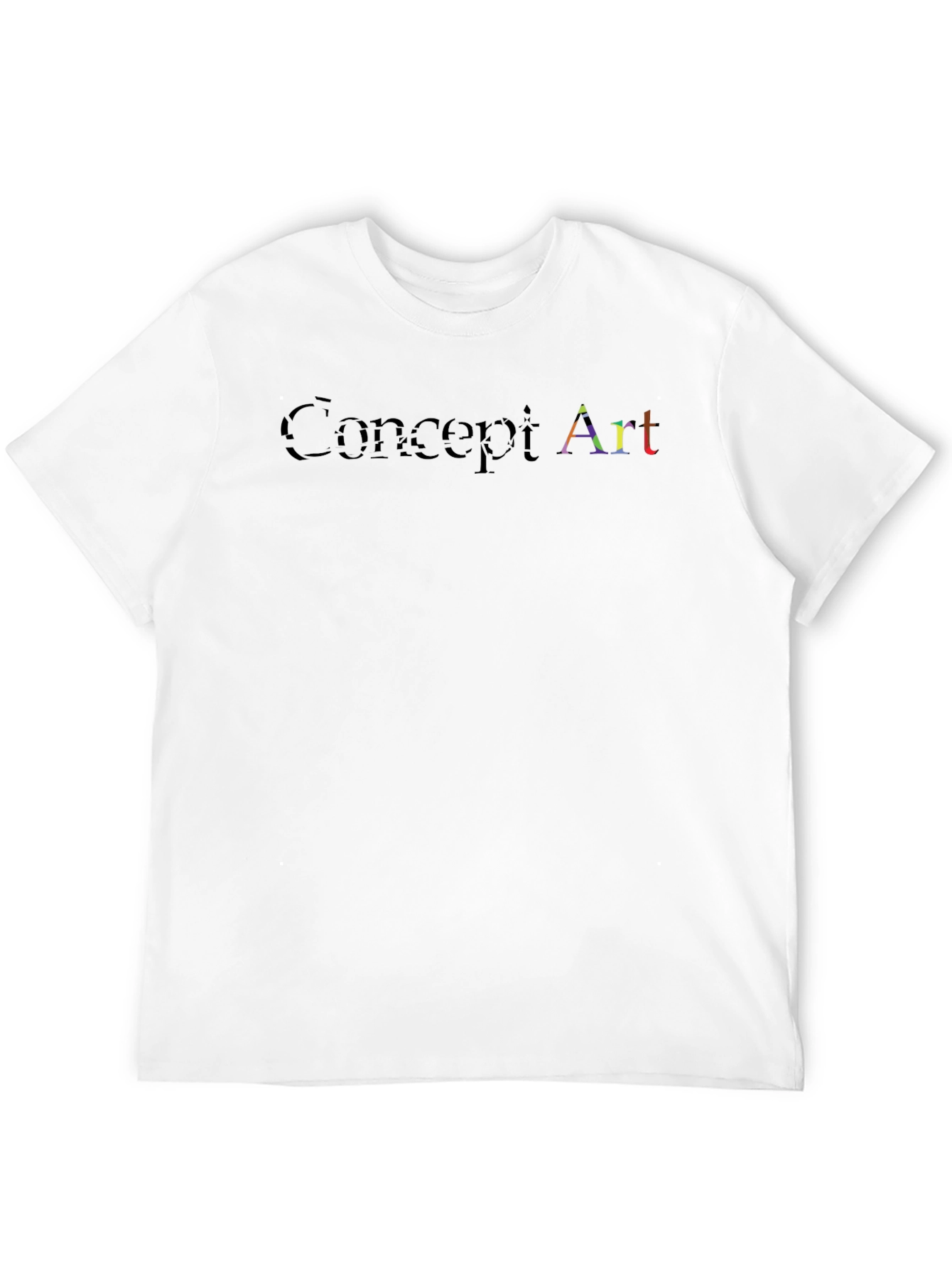 Concept Art T-Shirt - Mens Black Graphic Tee