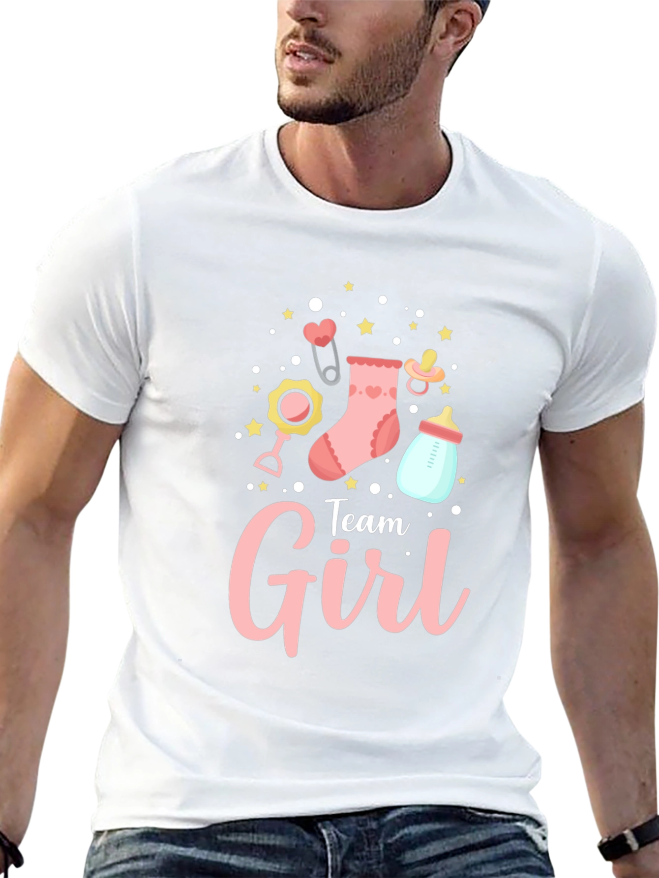 Team Girl Baby Shower T-Shirt