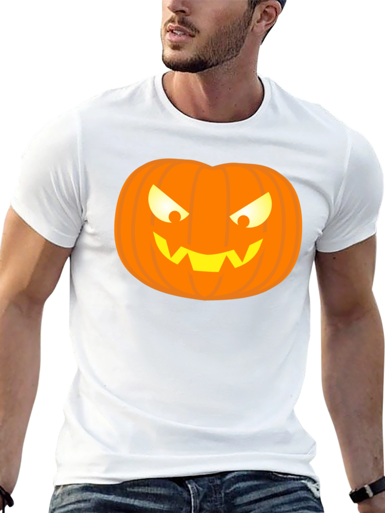 Halloween Pumpkin Graphic T-Shirt