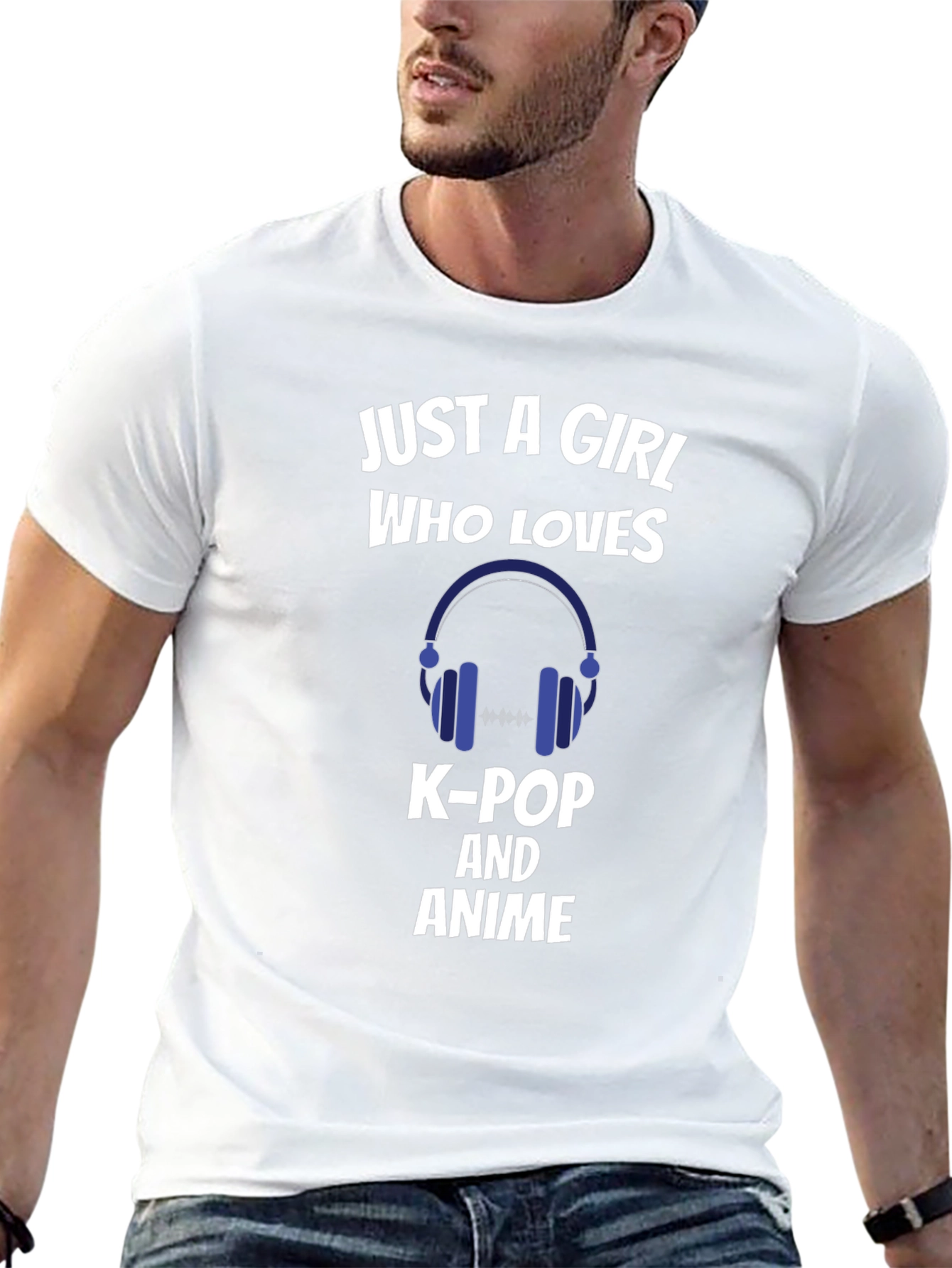 Just a Girl Who Loves K-Pop and Anime T-Shirt