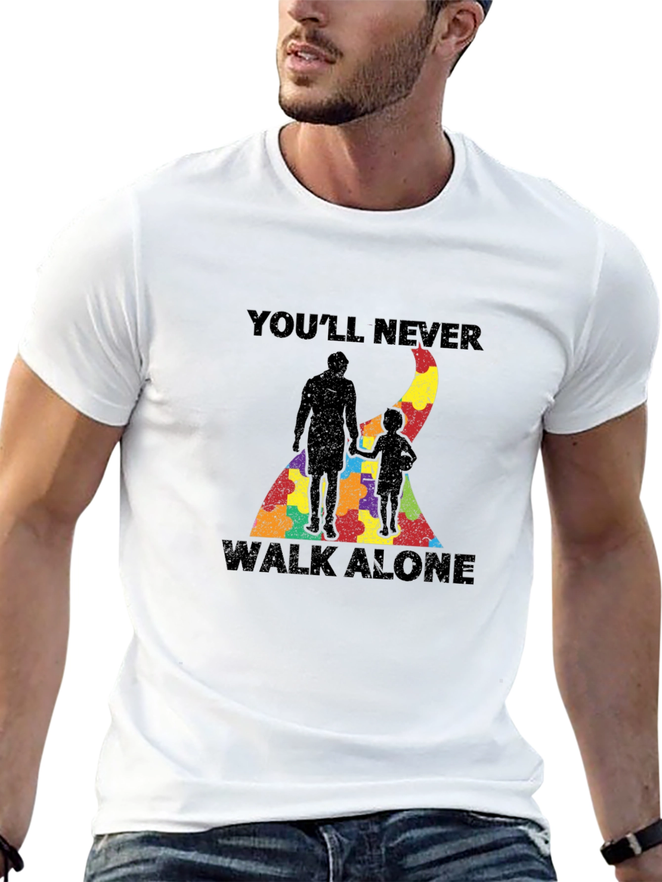 Autism Awareness Support Graphic T-Shirt
