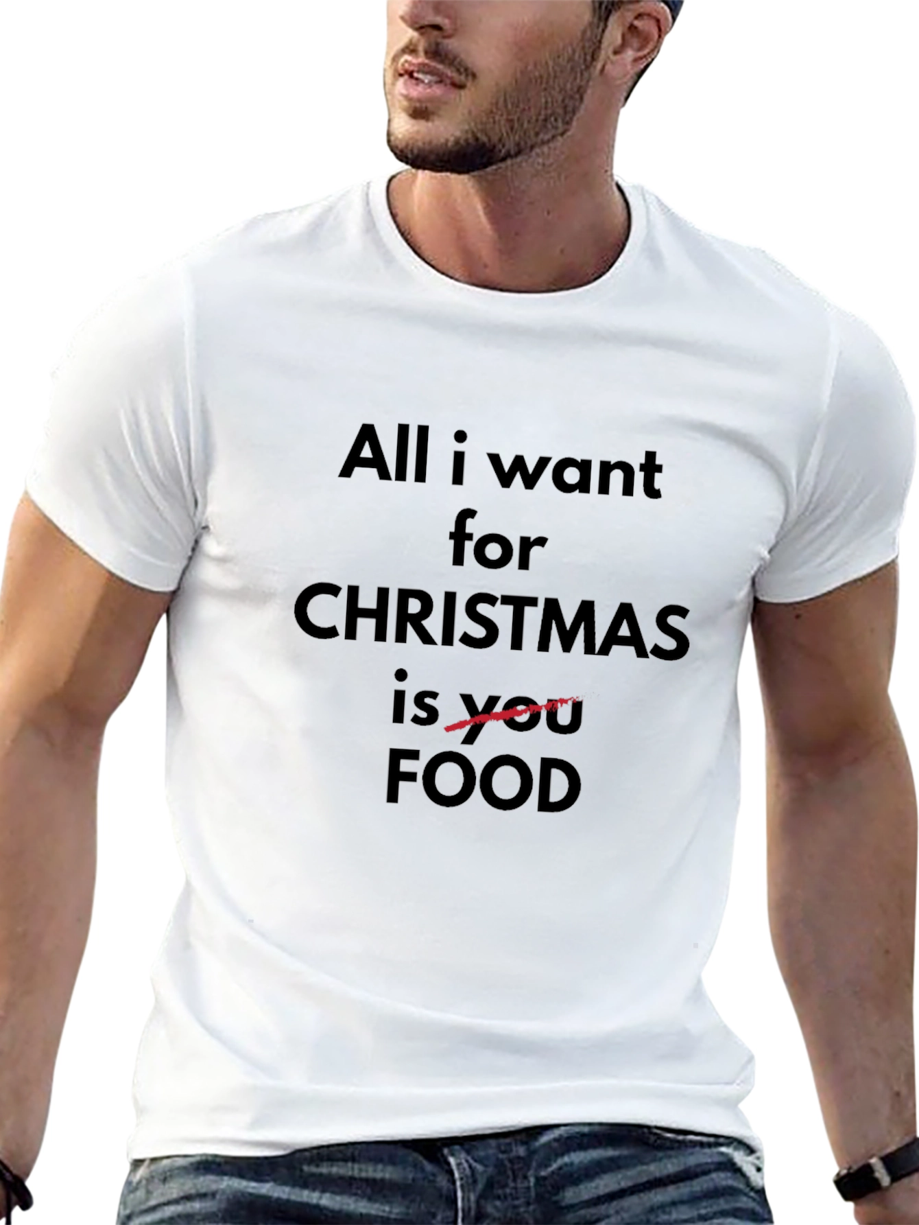 All I Want for Christmas is Food T-Shirt