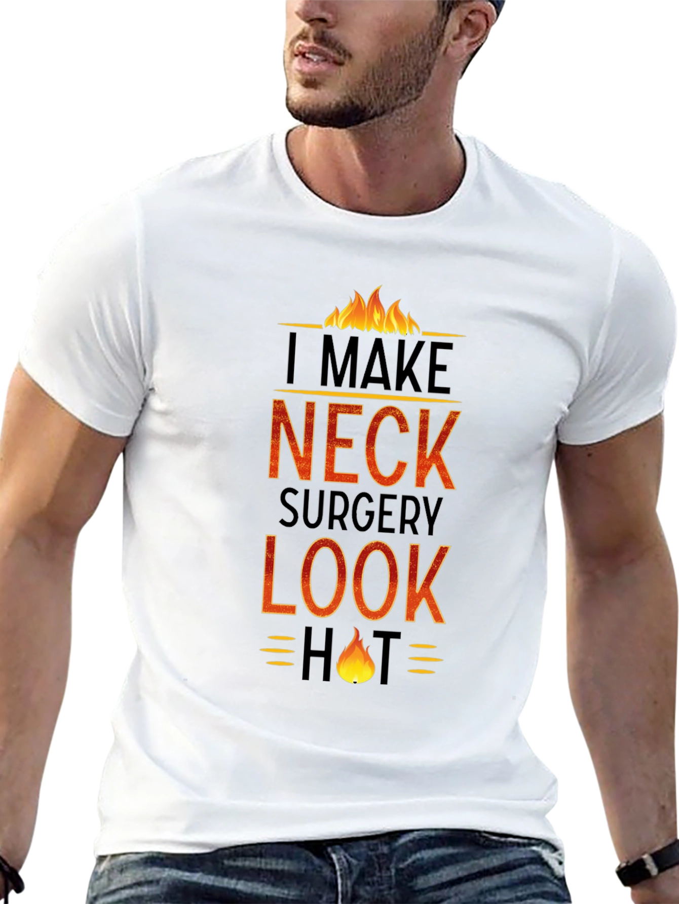 Funny Neck Surgery Hot T-Shirt