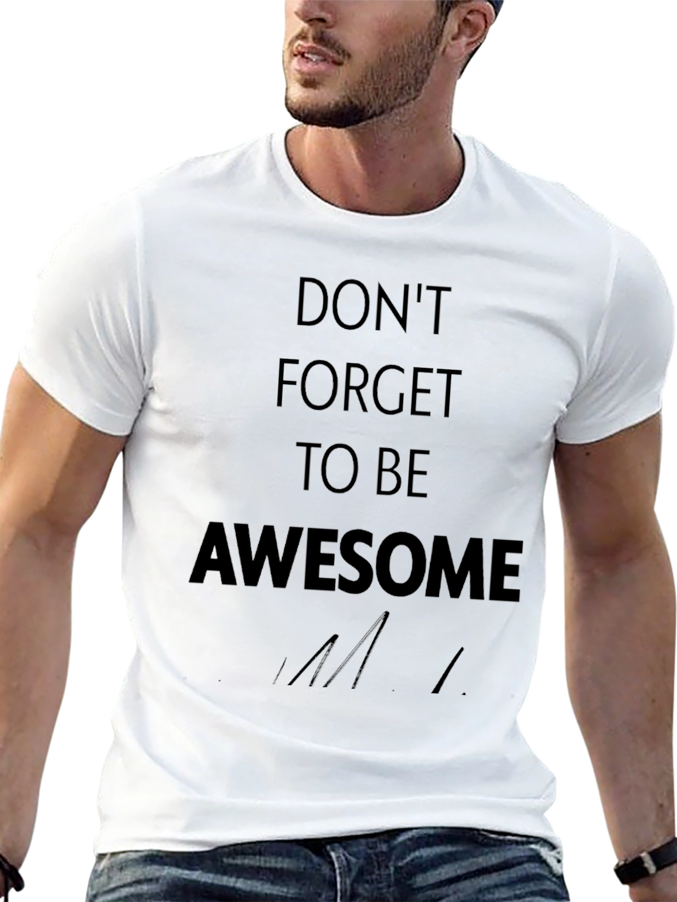 Dont Forget To Be Awesome Black T-Shirt