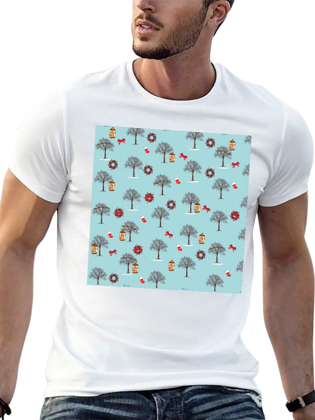 Winter Holiday Pattern T-Shirt