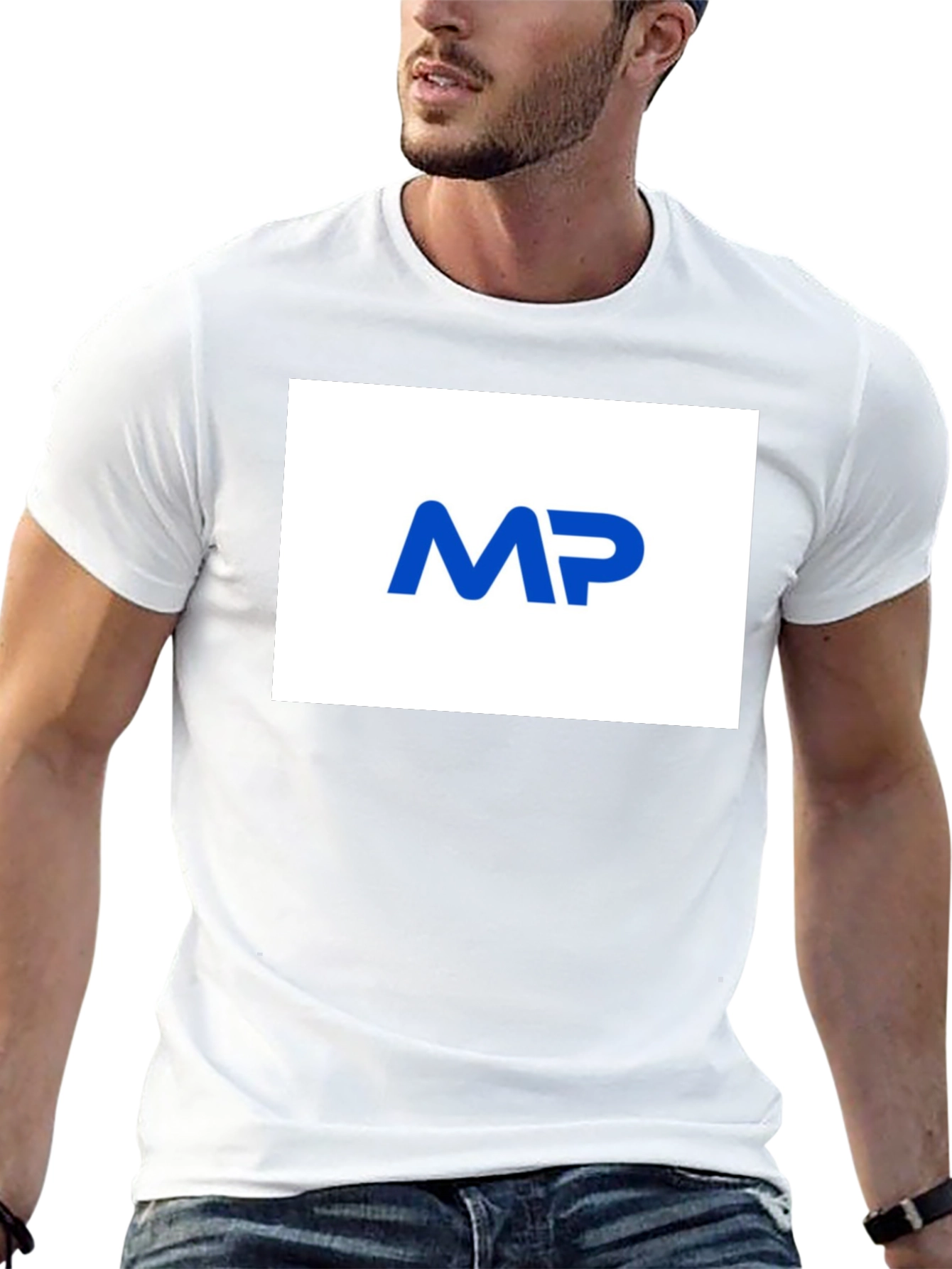Modern MP Logo Black T-Shirt
