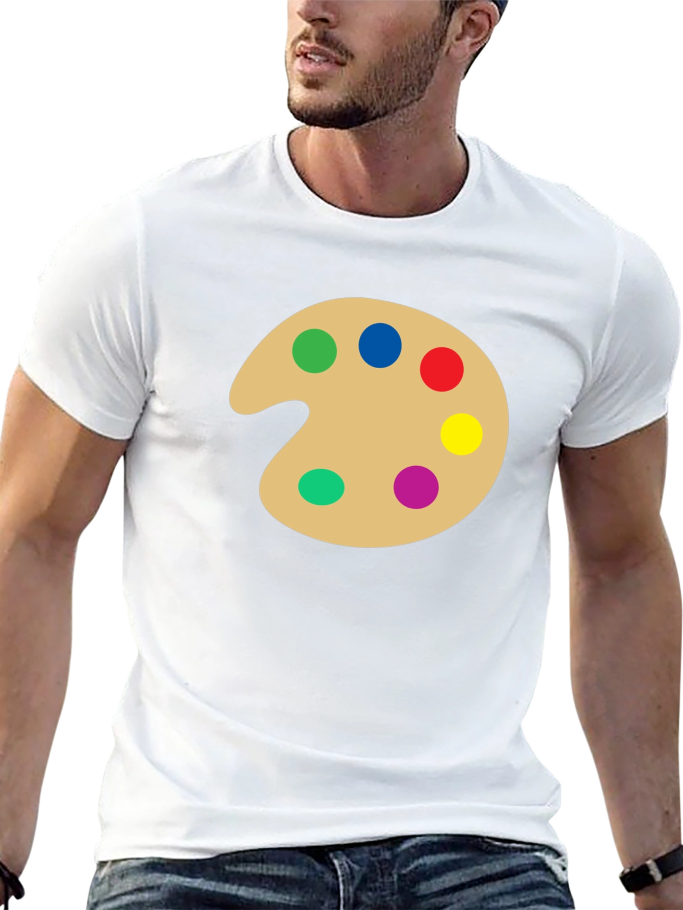 Artist Palette T-Shirt - Creative Design