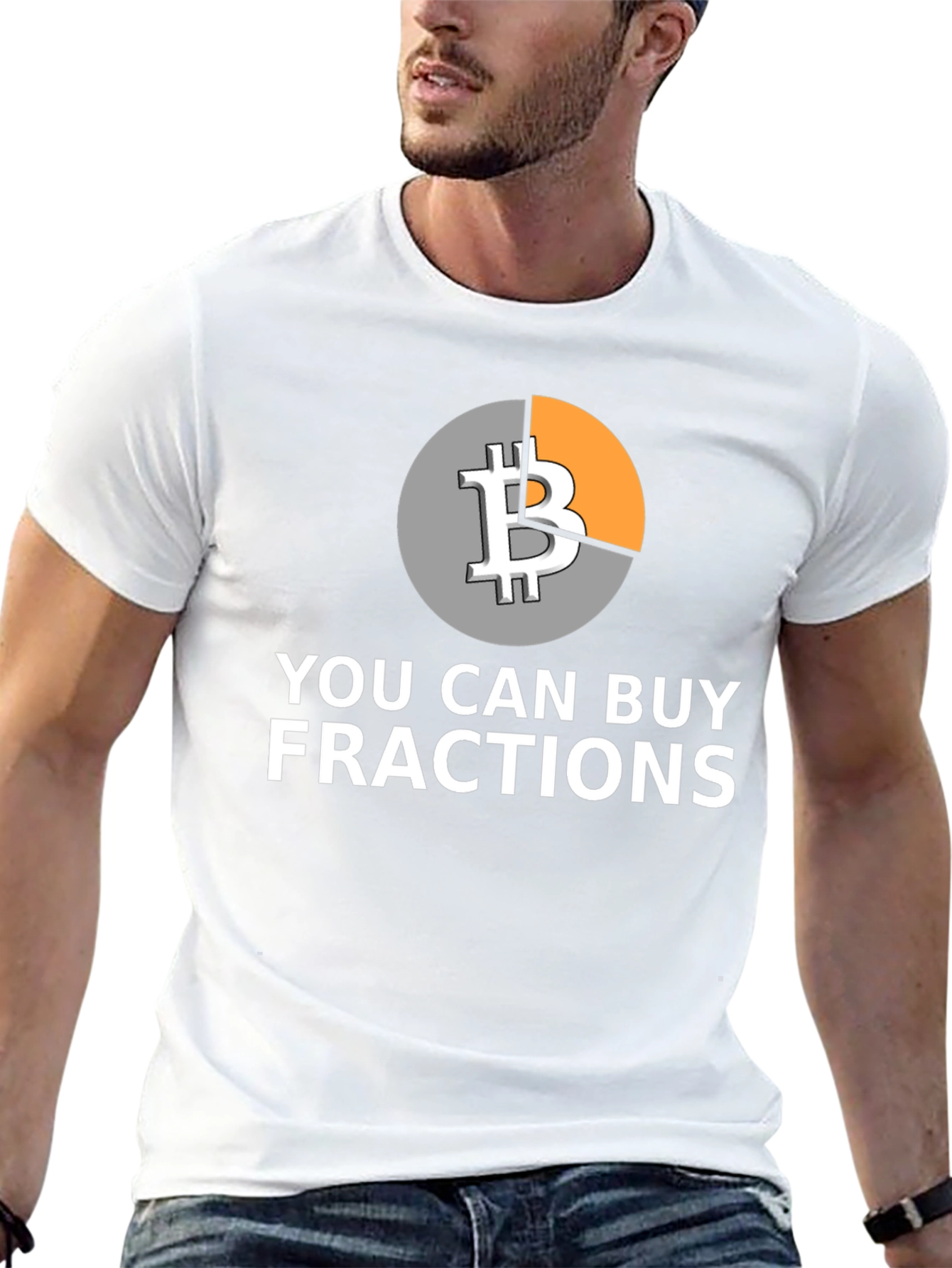 Bitcoin Fractions Graphic T-Shirt