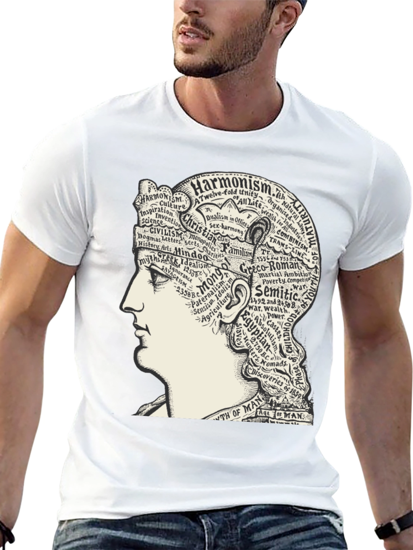 Harmonism Head T-Shirt - Black