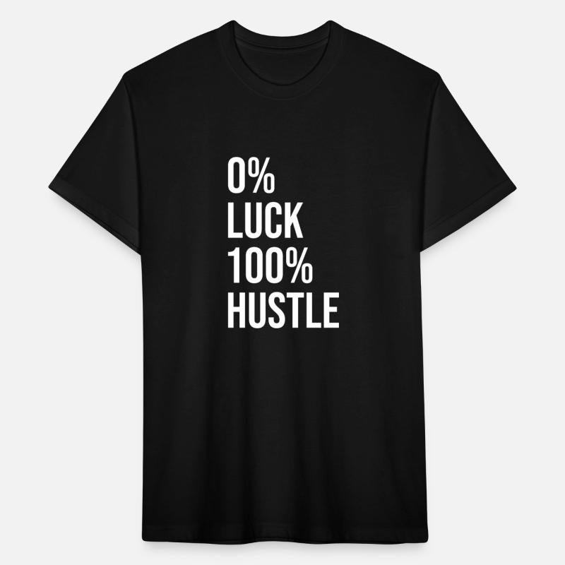 0 percent luck 100 percent hustle