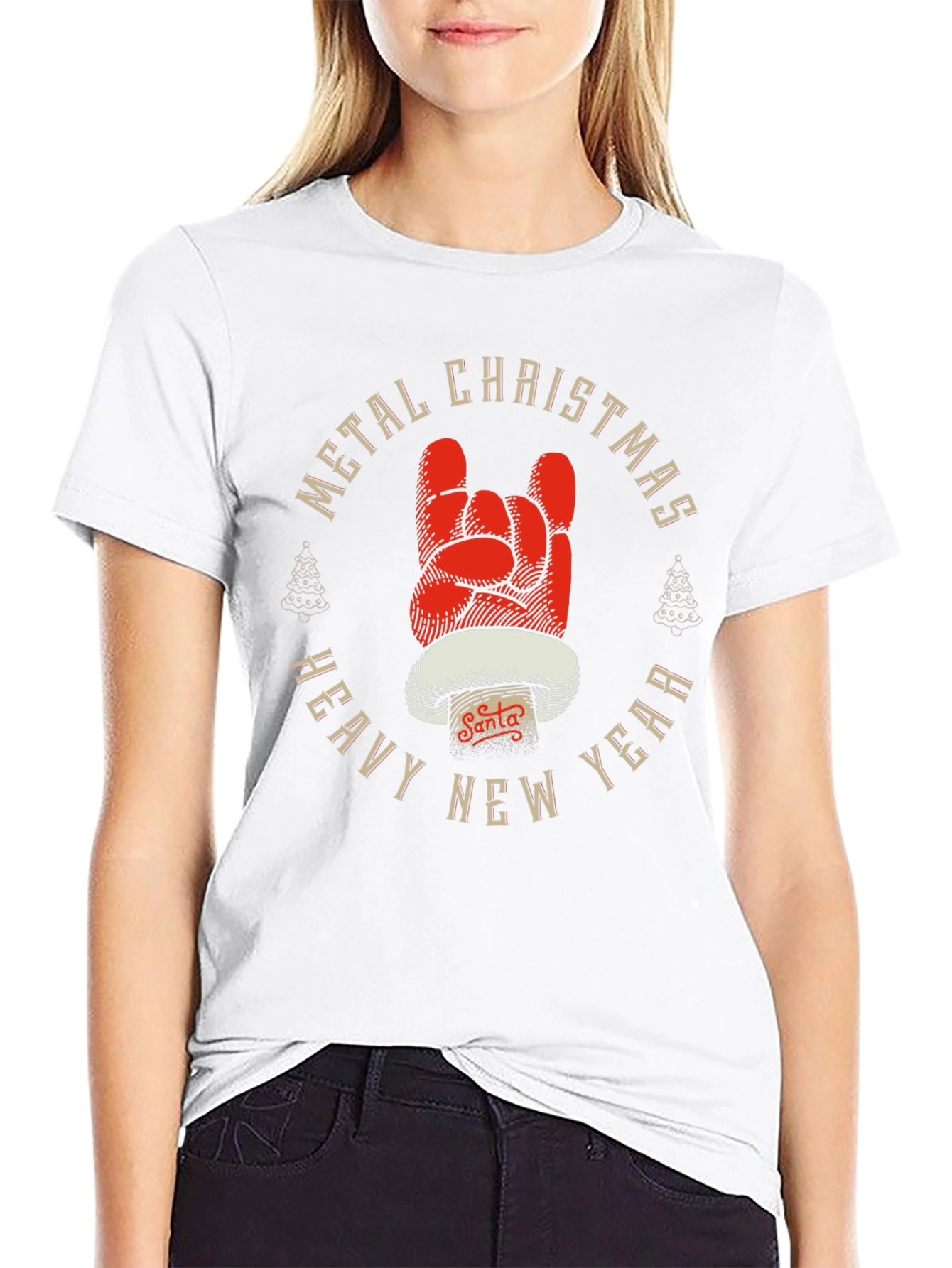 Metal Christmas Heavy New Year T-Shirt