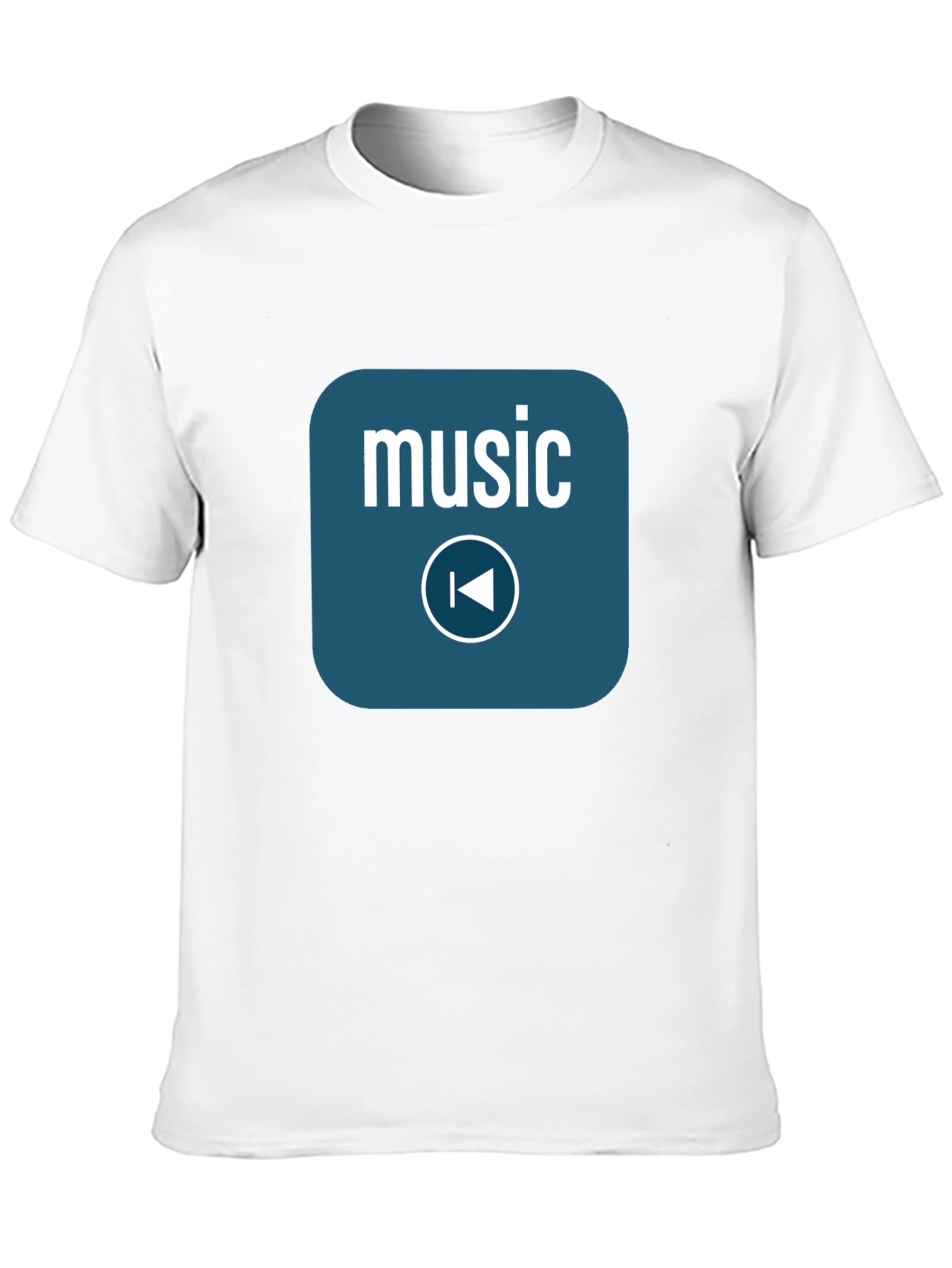 Music Player Black T-Shirt - Stylish Audio Design