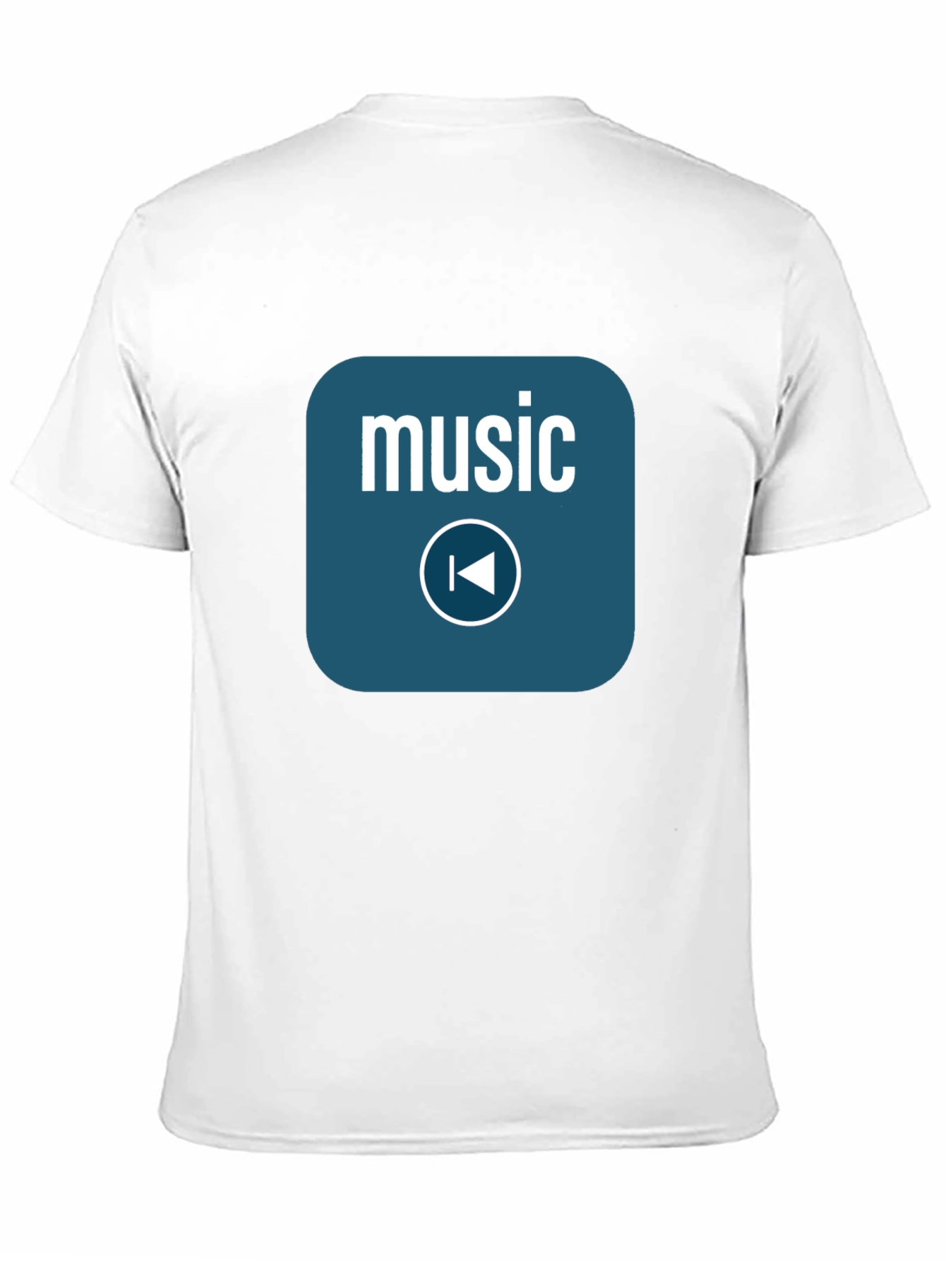 Music Player Black T-Shirt - Stylish Audio Design