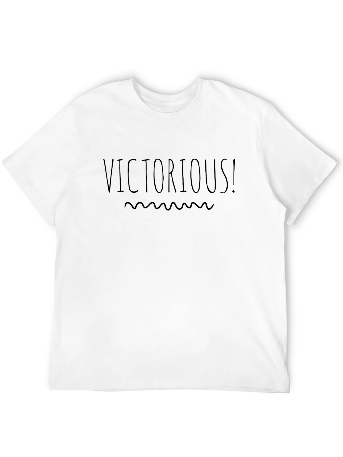 Victorious! Graphic Print Crew Neck T-Shirt