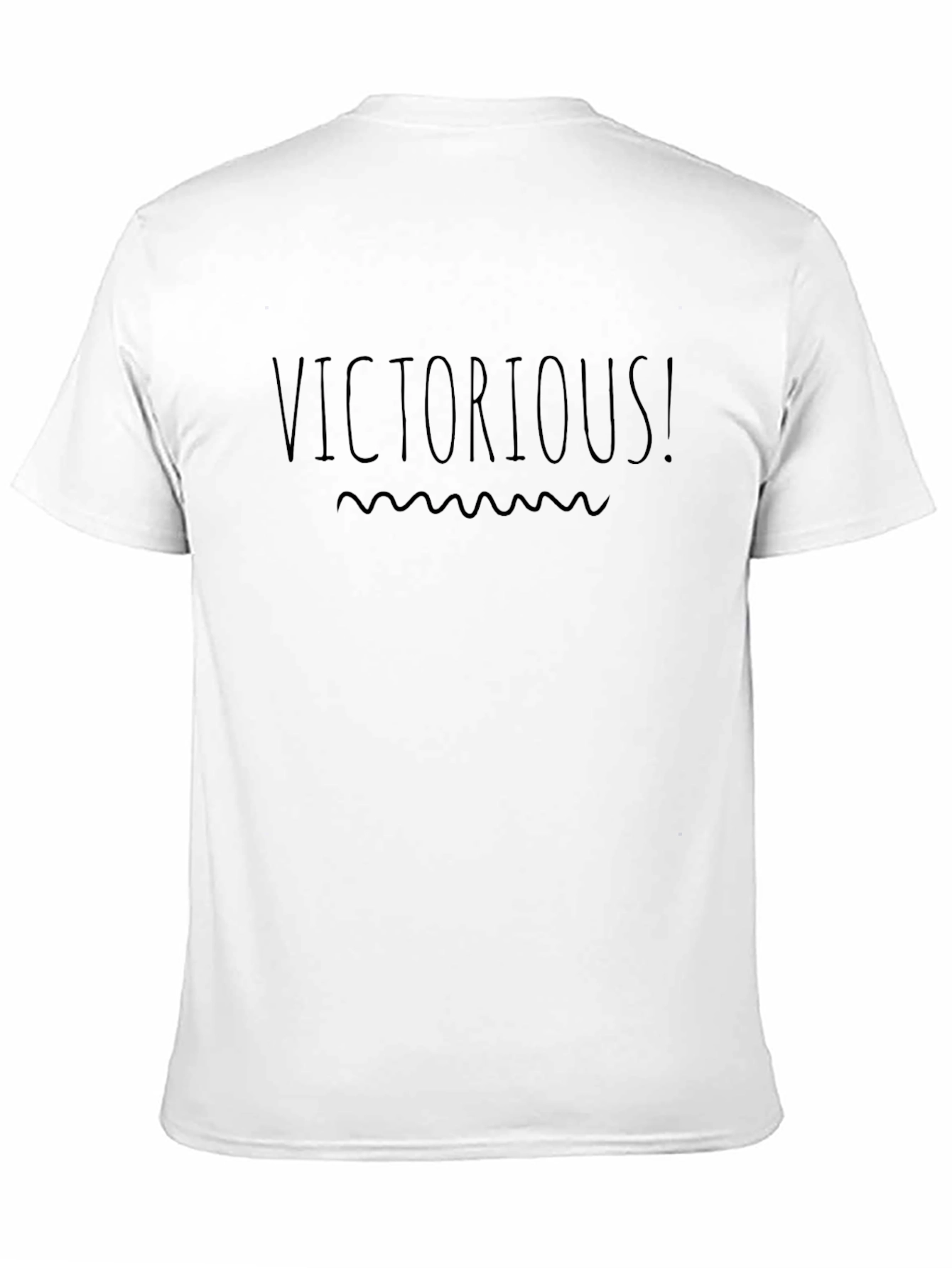 Victorious! Graphic Print Crew Neck T-Shirt