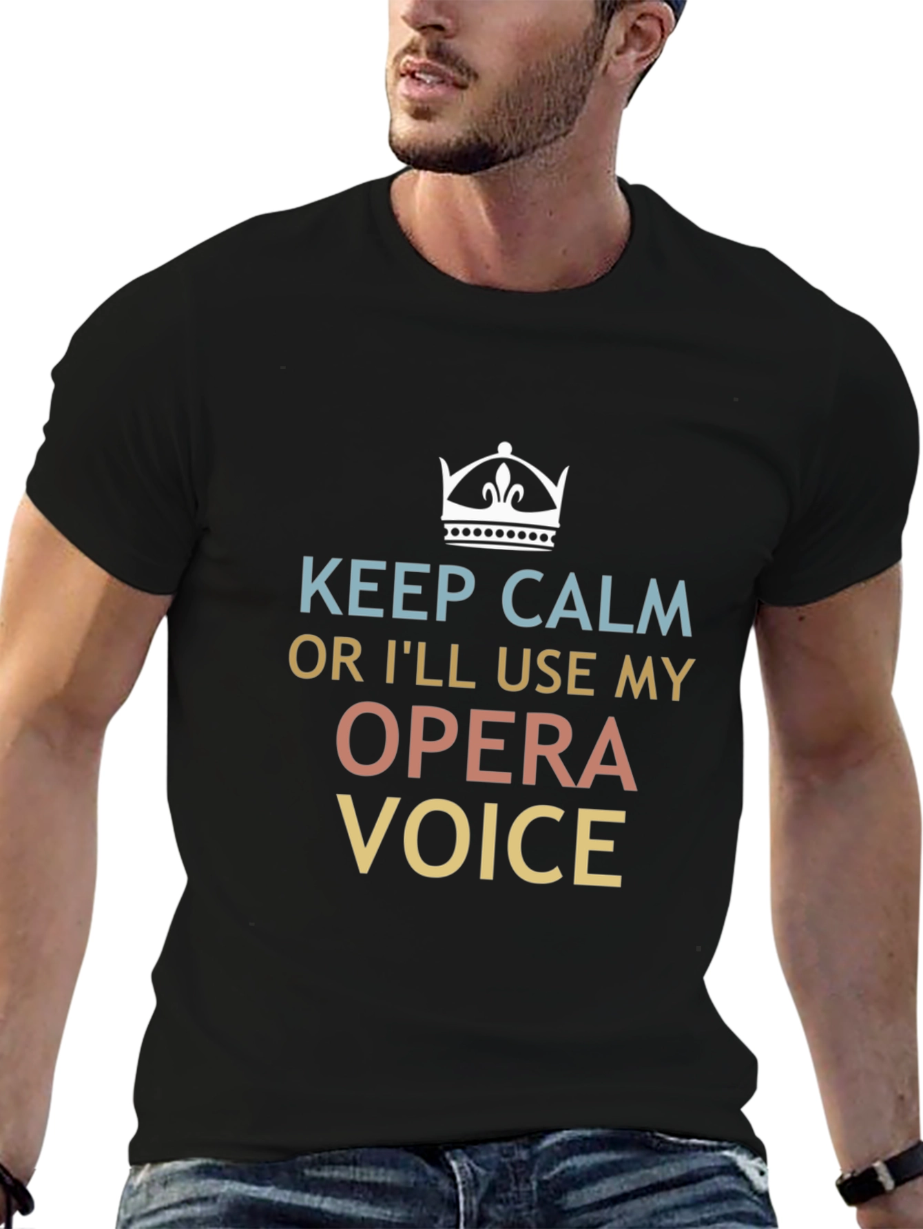 Keep Calm Opera Voice T-Shirt - Funny Musician Tee
