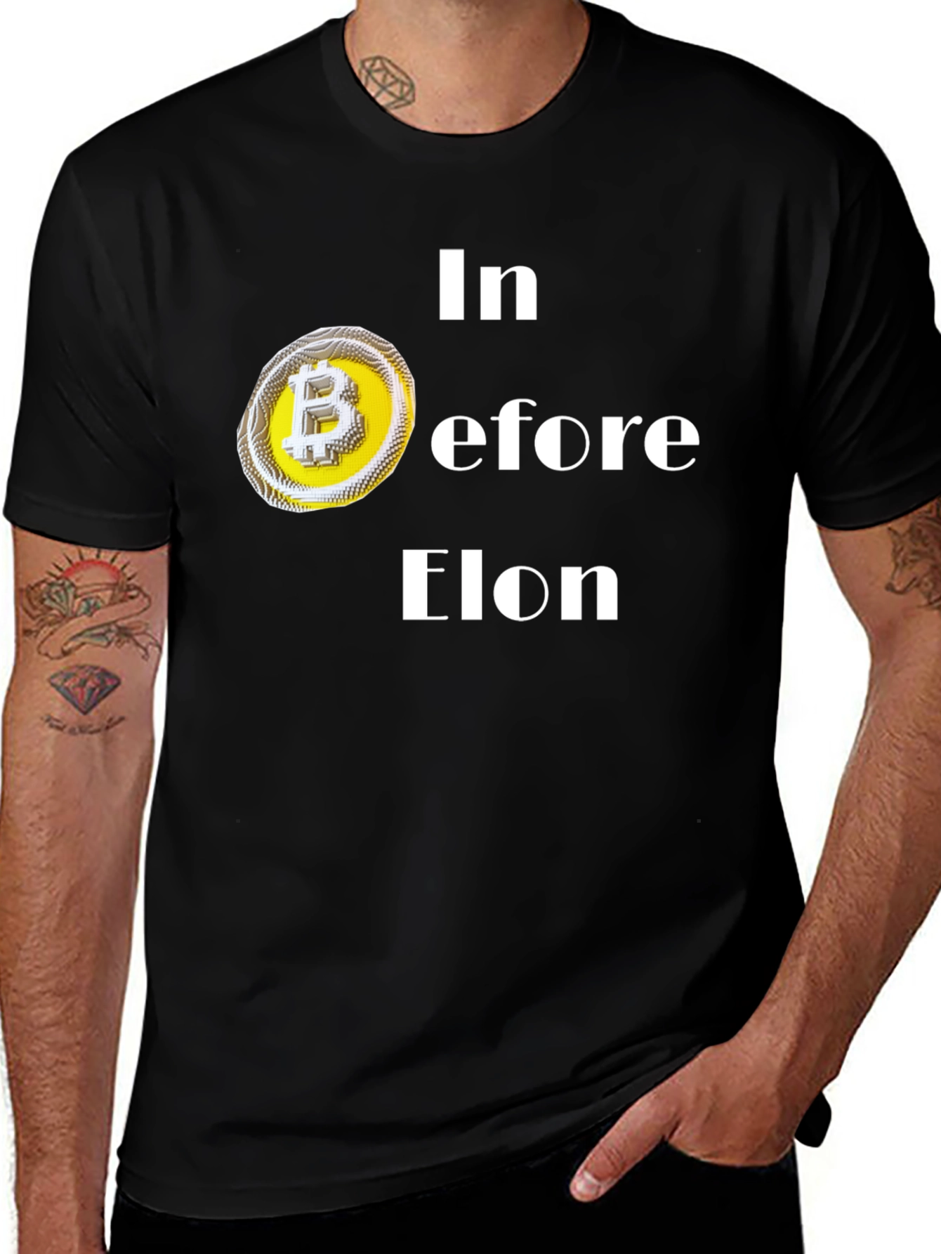 In Before Elon Bitcoin T-Shirt
