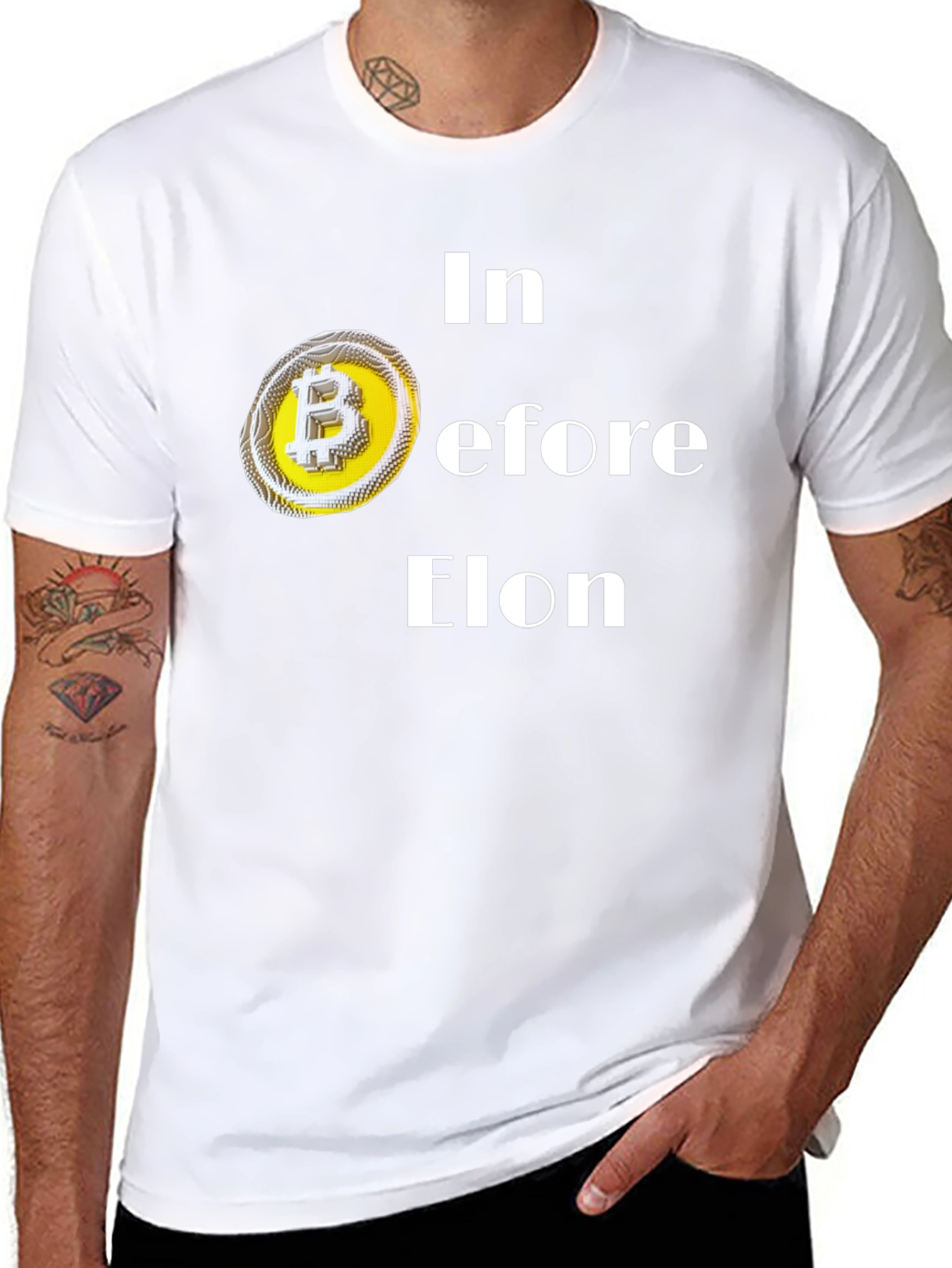 In Before Elon Bitcoin T-Shirt